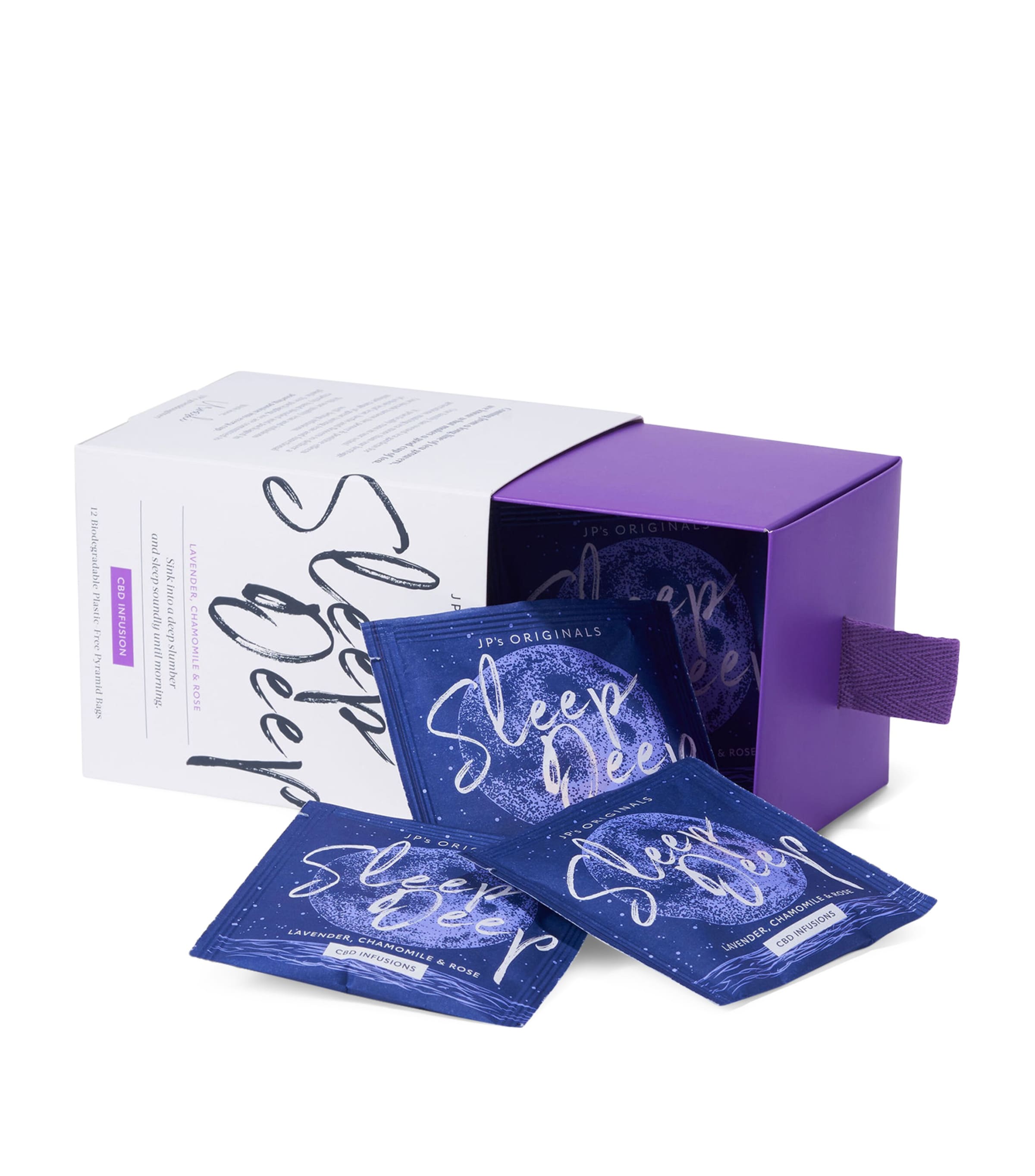 JP's Originals Sleep Deep Water-Soluble Tea Pyramids (108g) Image 2