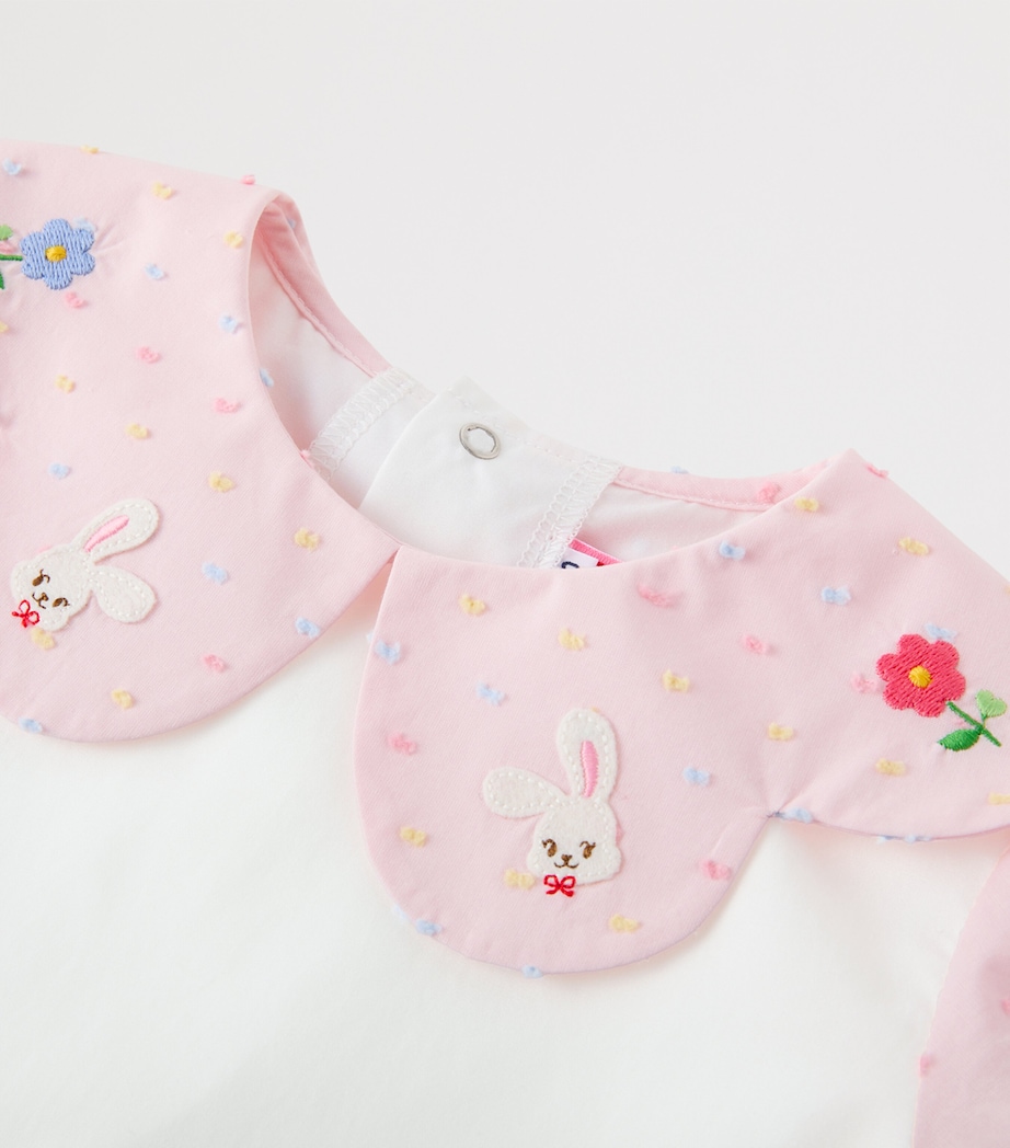 Miki House Cotton Embroidered-Collar T-Shirt (2-7 Years) Image 4