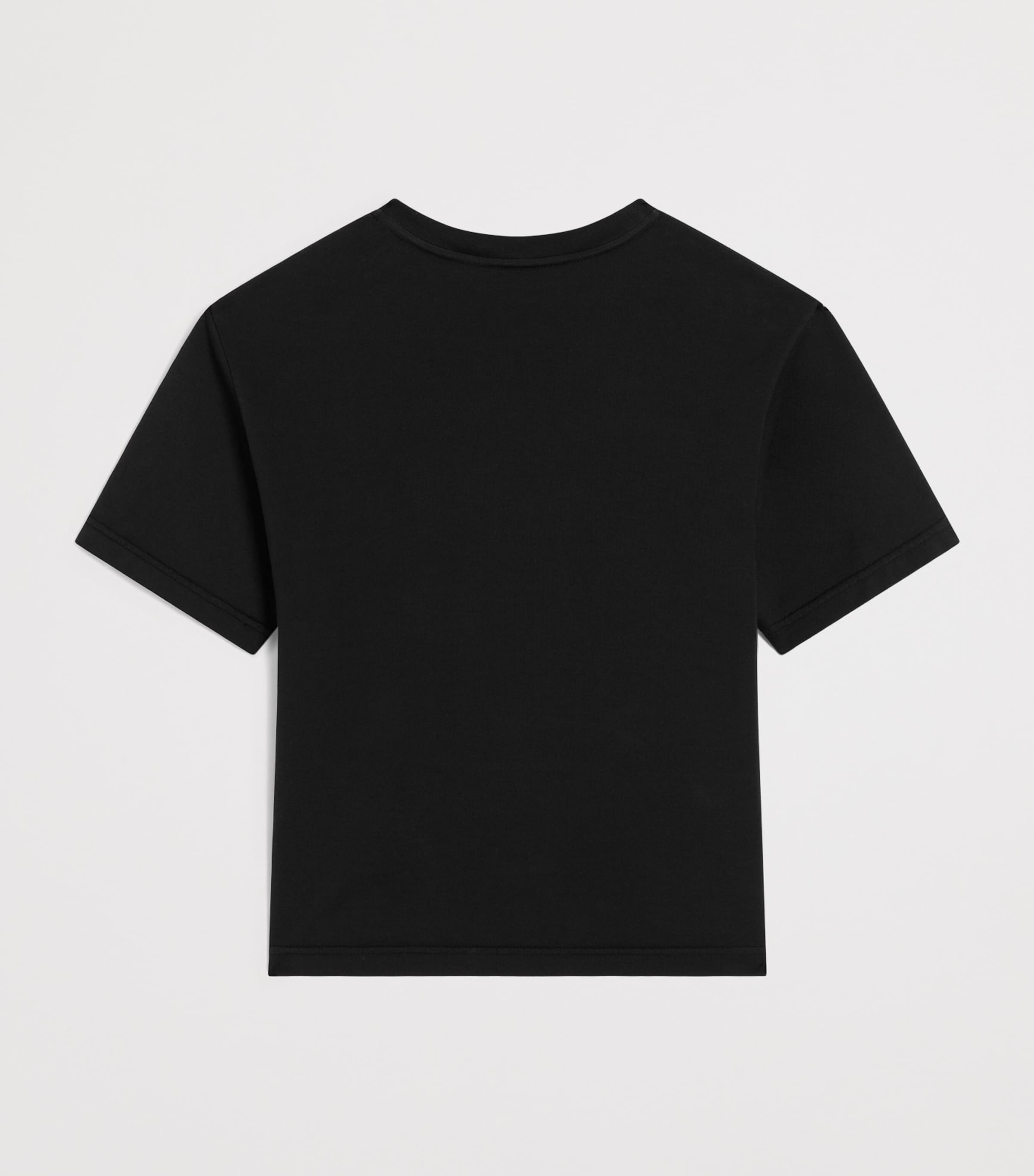 Dolce&Gabbana Kids Cotton Logo T-Shirt (8-14 Years) Black Image 2