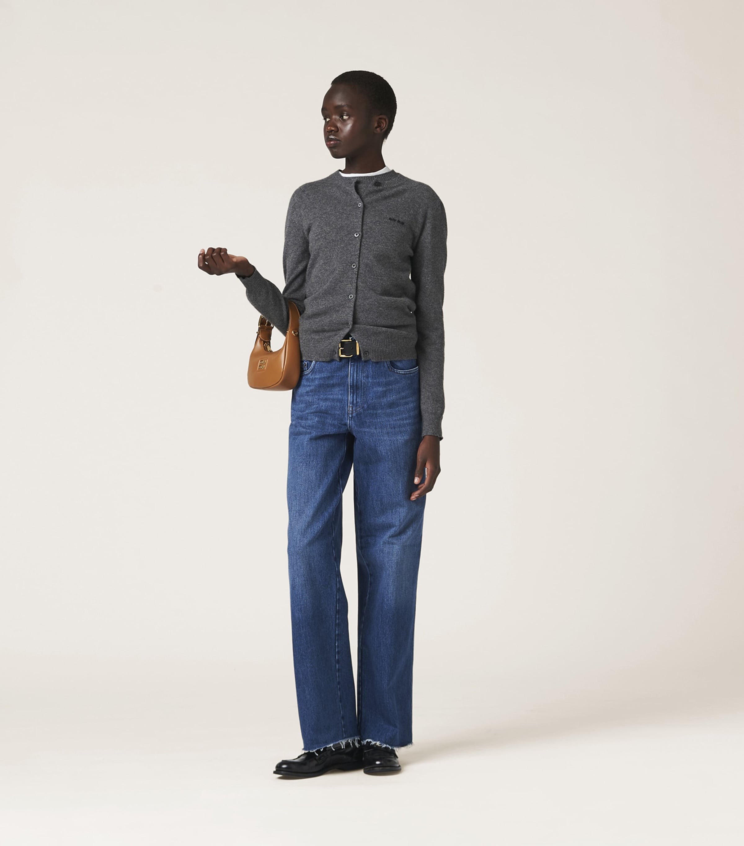 Miu Miu Womens Straight Jeans Image 2