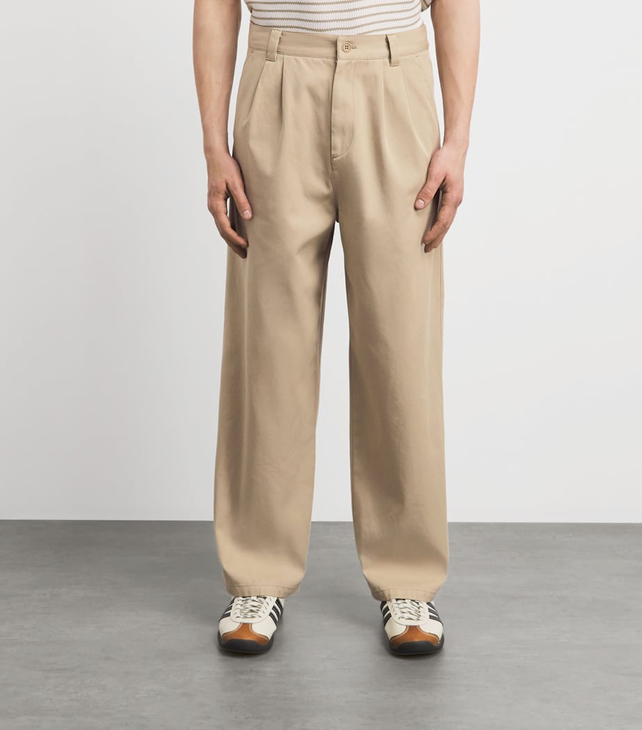 A.P.C. Mens Cotton Ricky Chinos Baa Beige Image 4
