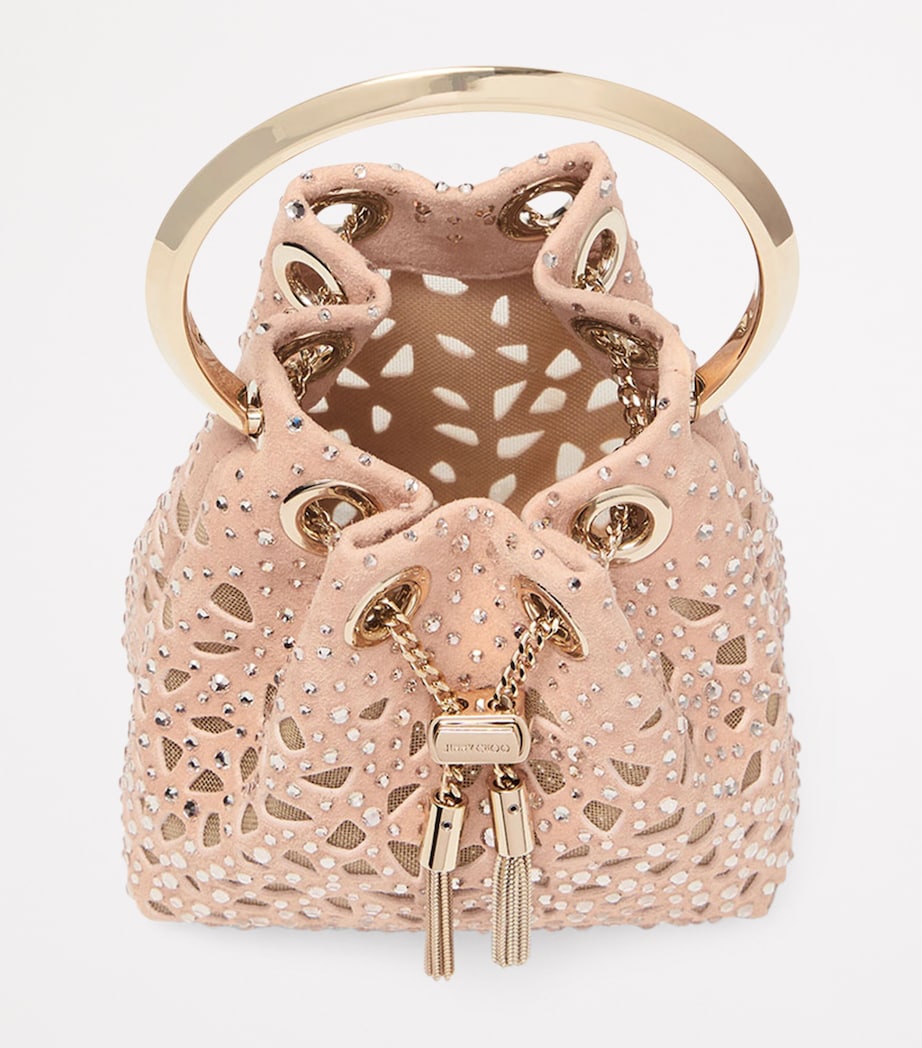 Micro Bon Bon Leather Top-Handle Bag MACARON/LIGHT GOLD Image 5