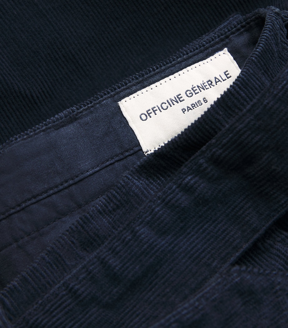 Cotton Corduroy Hermann Chinos DARK NAVY Image 5