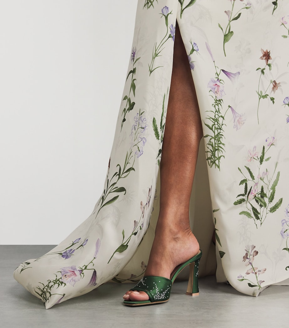 Silk Gazar Floral Gown and Bolero 181-PRESFLRAPRITGAZR Image 4