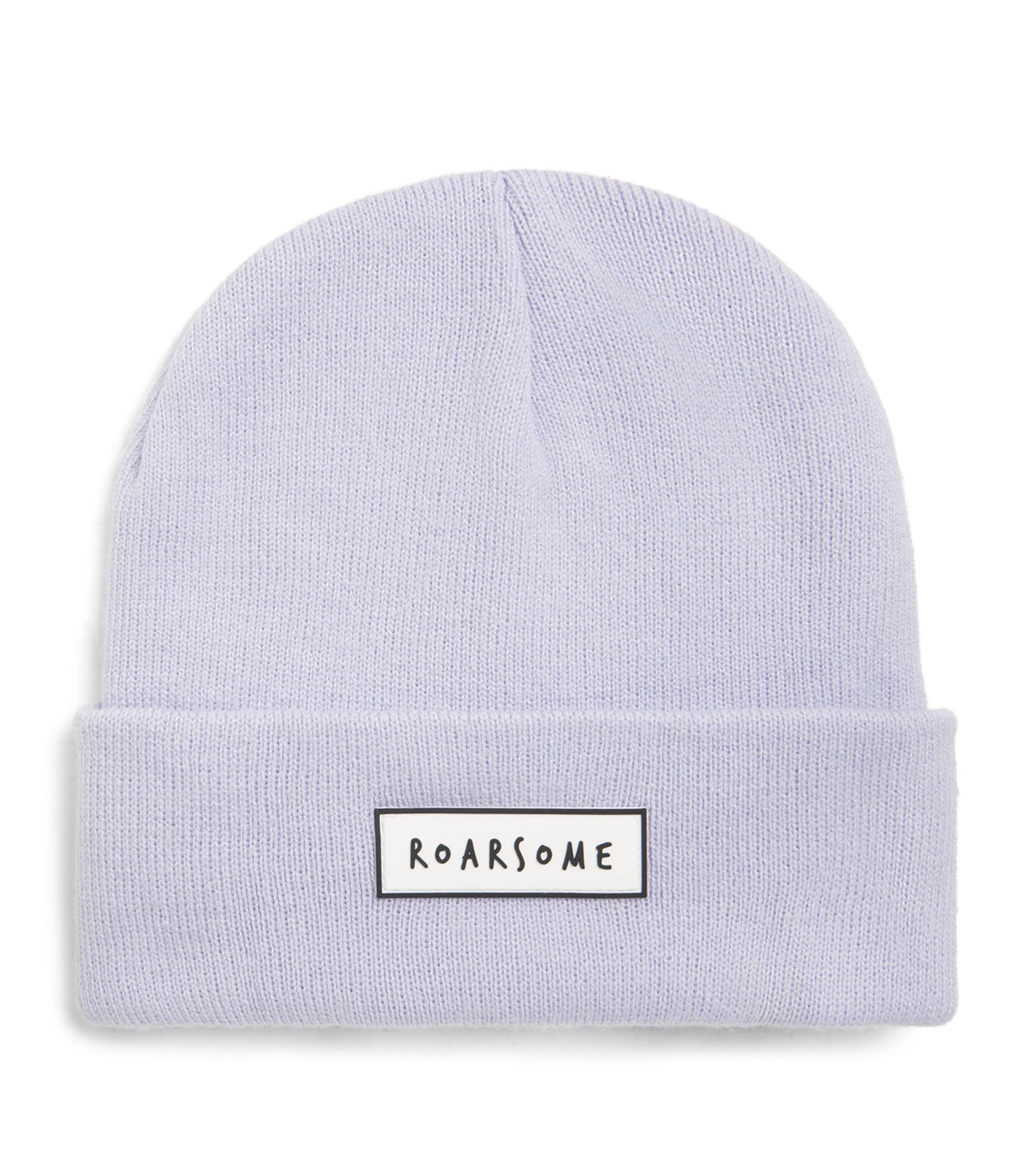 Roarsome Logo-Patch Beanie Purple Image 1