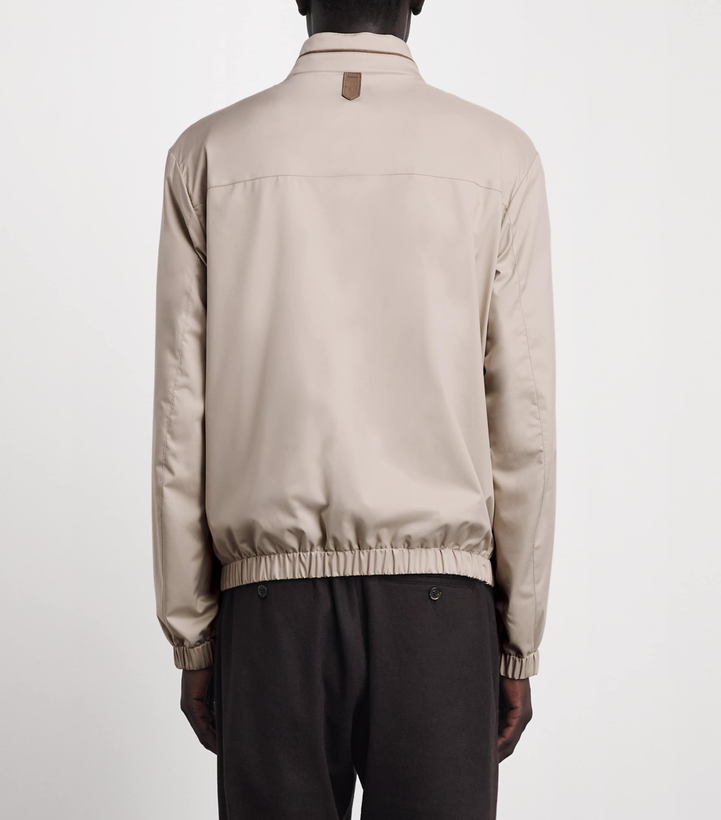 Canali Mens Reversible Hybrid Jacket Grey Image 5