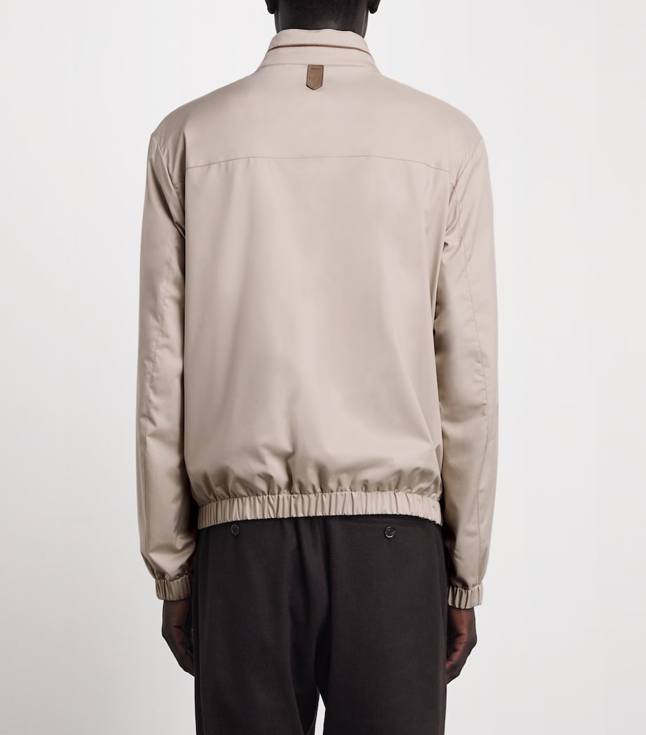 Canali Mens Reversible Hybrid Jacket Grey Image 5
