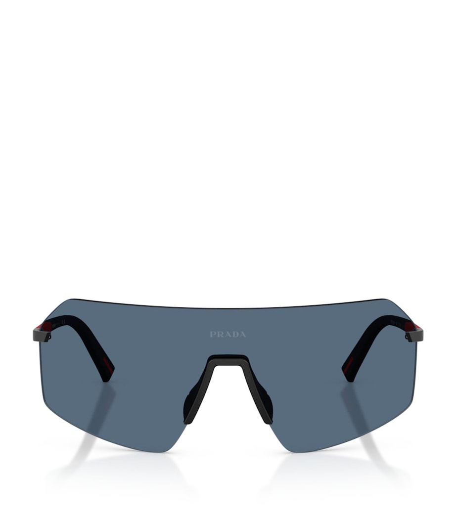 Prada Linea Rossa Metal PR B50S Sunglasses Black Image 1
