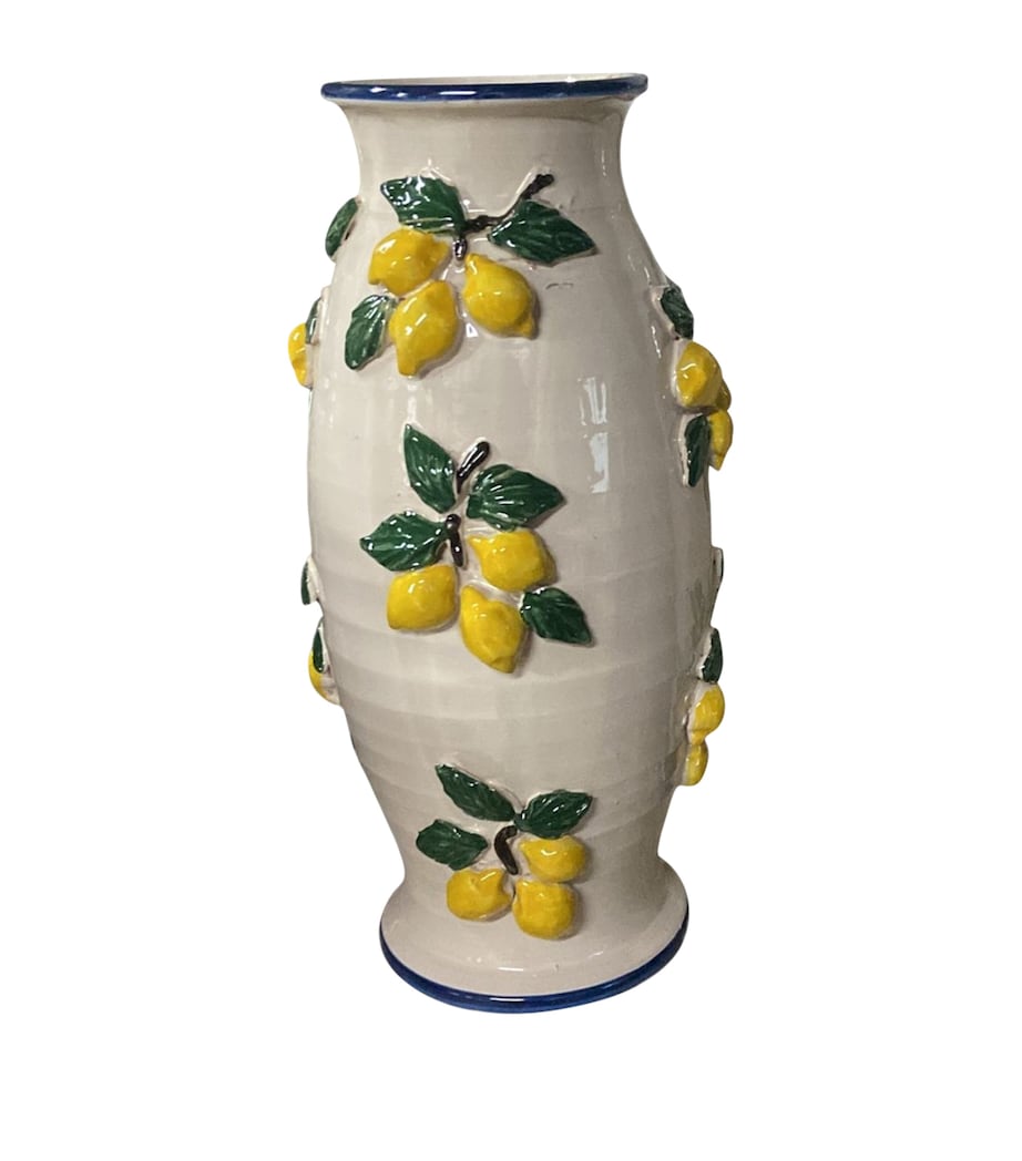 Les-Ottomans Ceramic Lemon Vase Beige Image 1