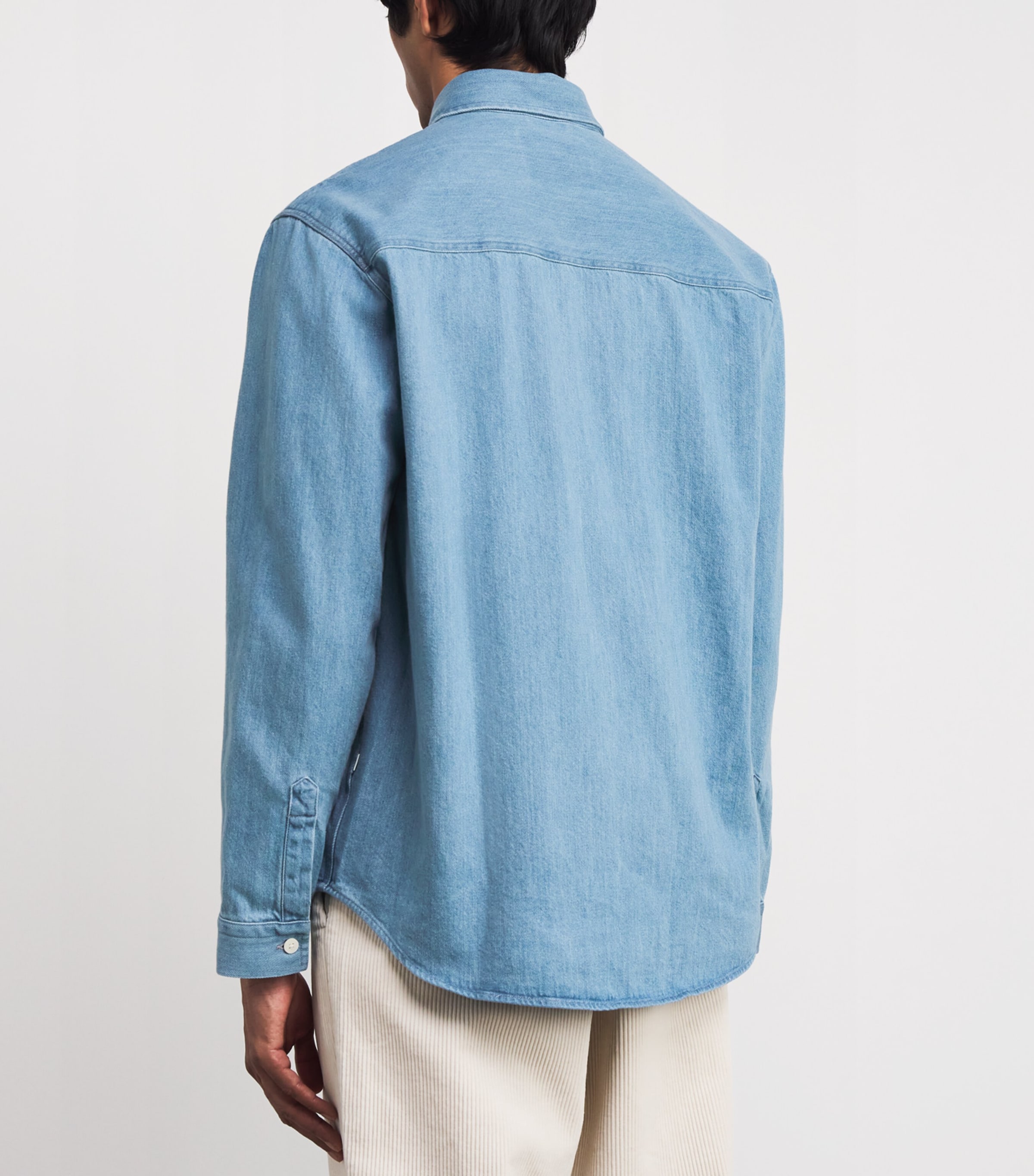 Denim Relaxed Casper Overshirt BLUE DENIM Image 4