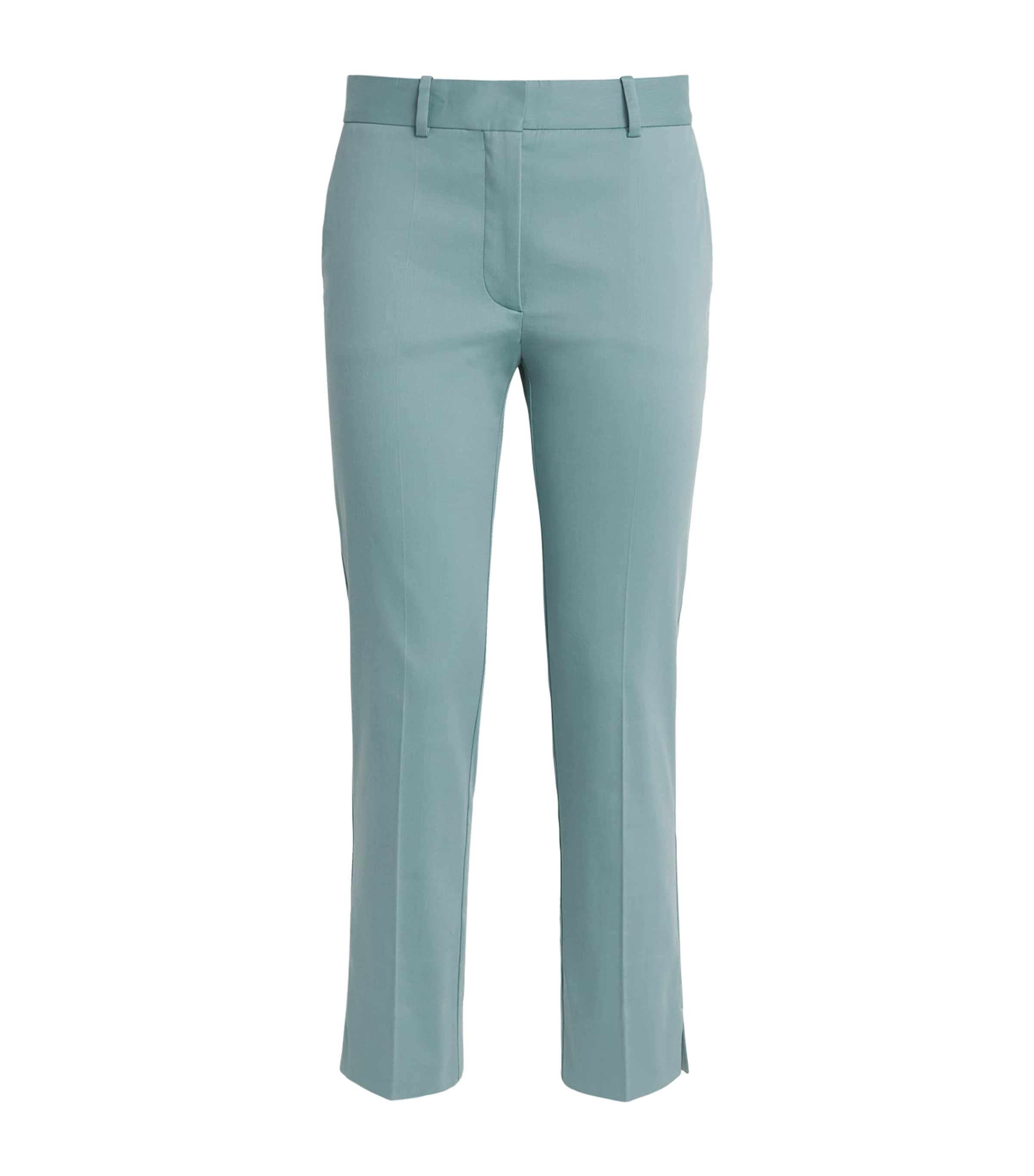 Joseph Stretch Cotton Bing Court Trousers In Blue
