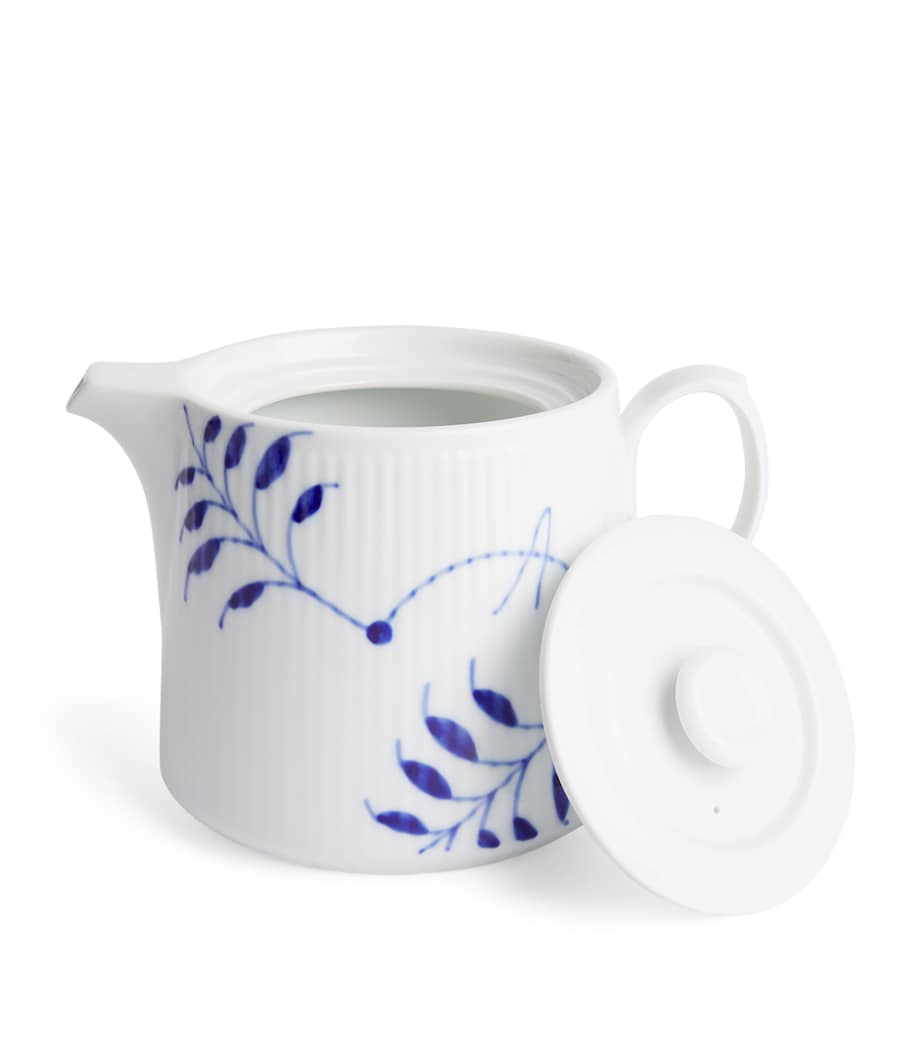 Blue Fluted Mega Teapot BLUE Image 2
