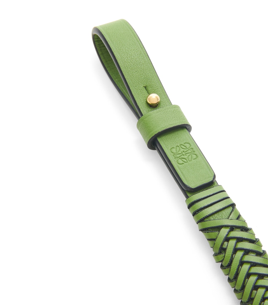 Leather Short Arrow Strap SPRING GREEN Image 3