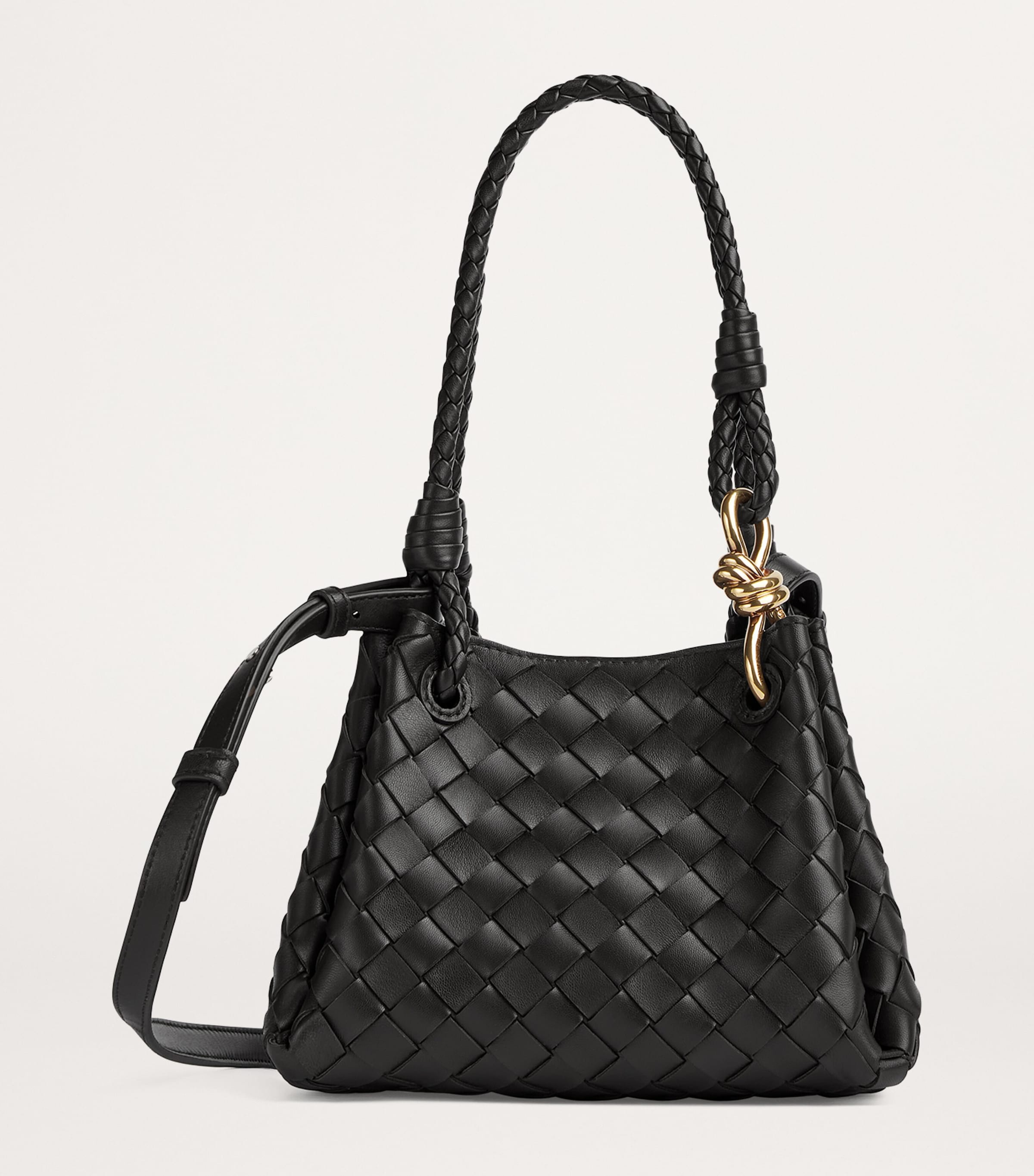 Bottega Veneta Small Leather Parachute Shoulder Bag | Harrods US