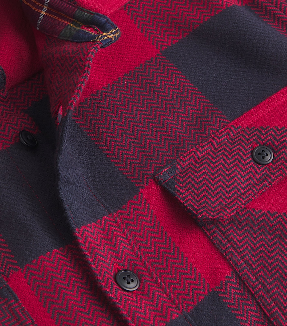 Cotton Bertrow Shirt NAVY Image 5