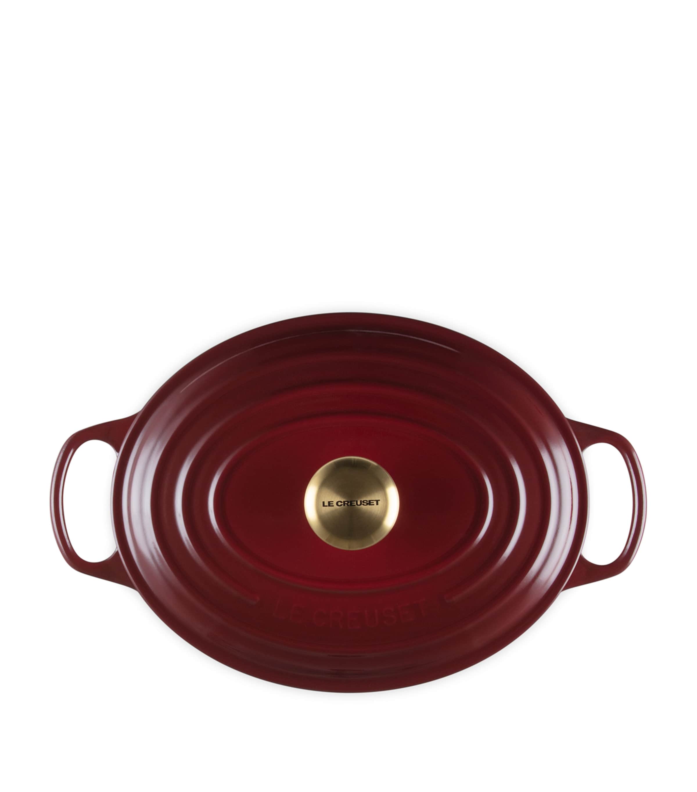 Le Creuset Cast Iron Oval Casserole Dish (29cm) Garnet Image 2