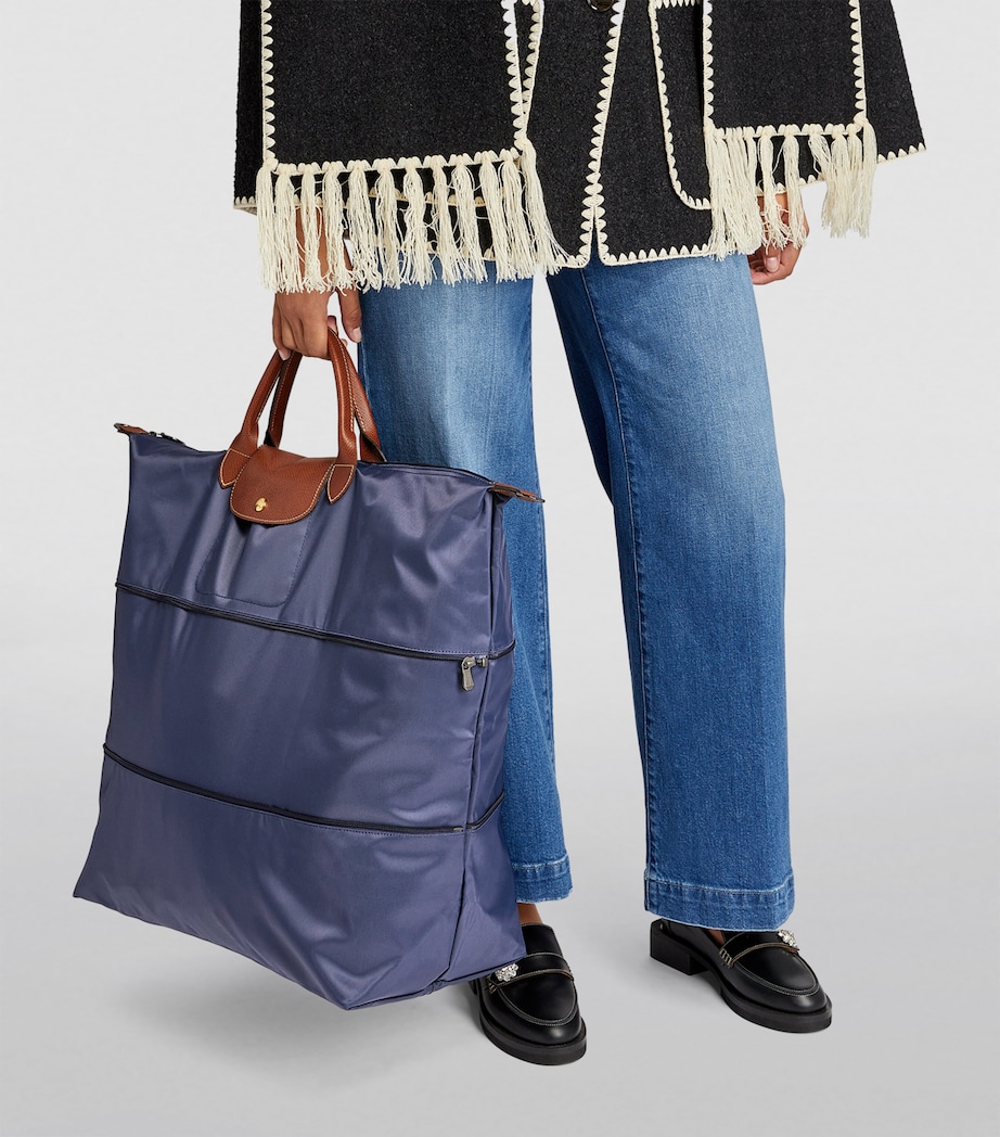 Expandable Le Pliage Original Travel Bag P68 NAVY Image 4