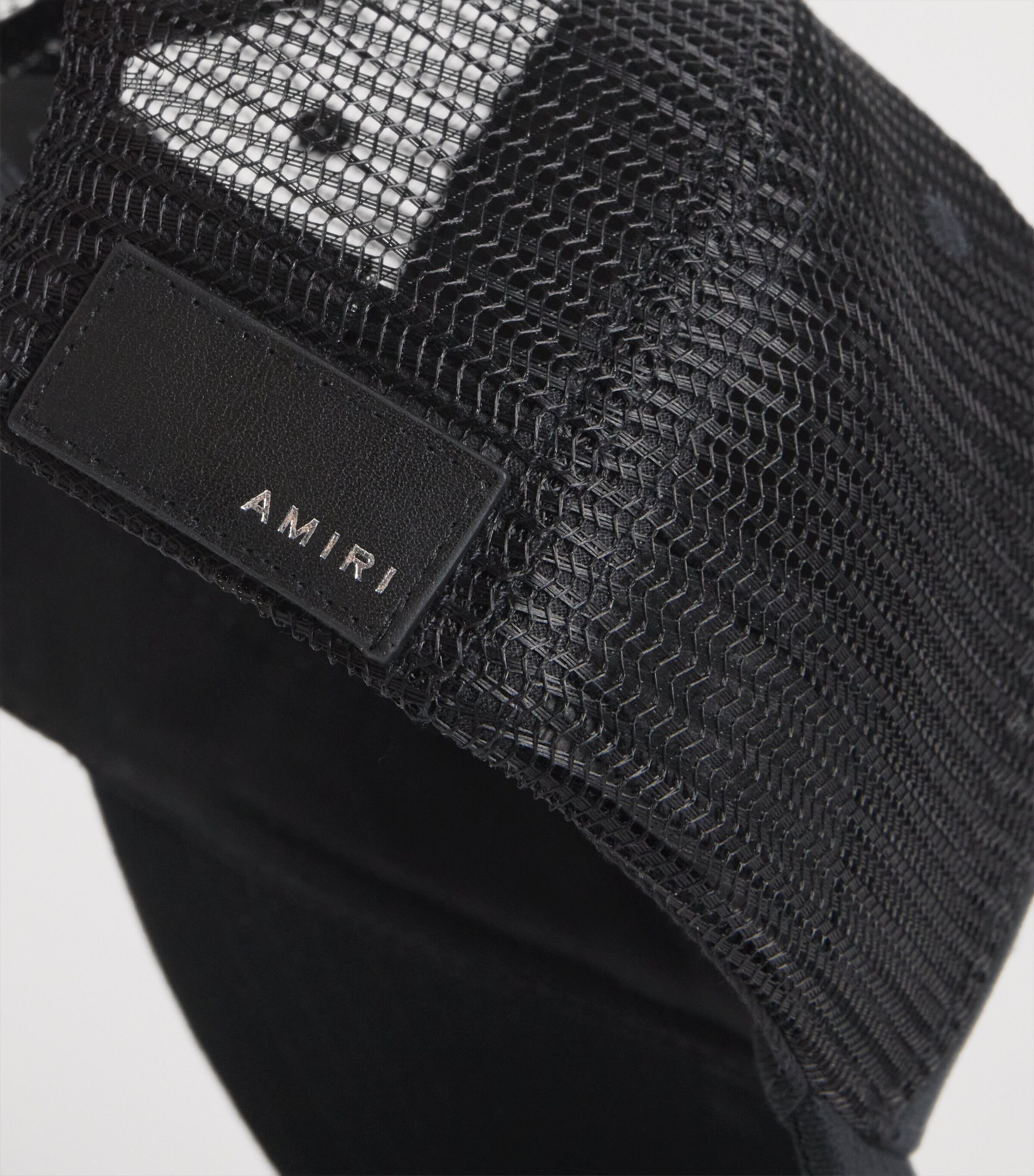 AMIRI Stacked Bones Trucker Hat Black Image 4