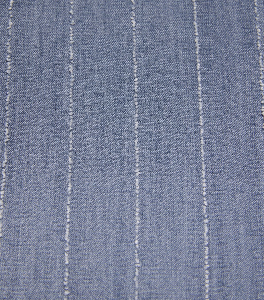 Donsje Striped Mink Trousers (0-30 Months) Fggy Blu Strpd Image 3