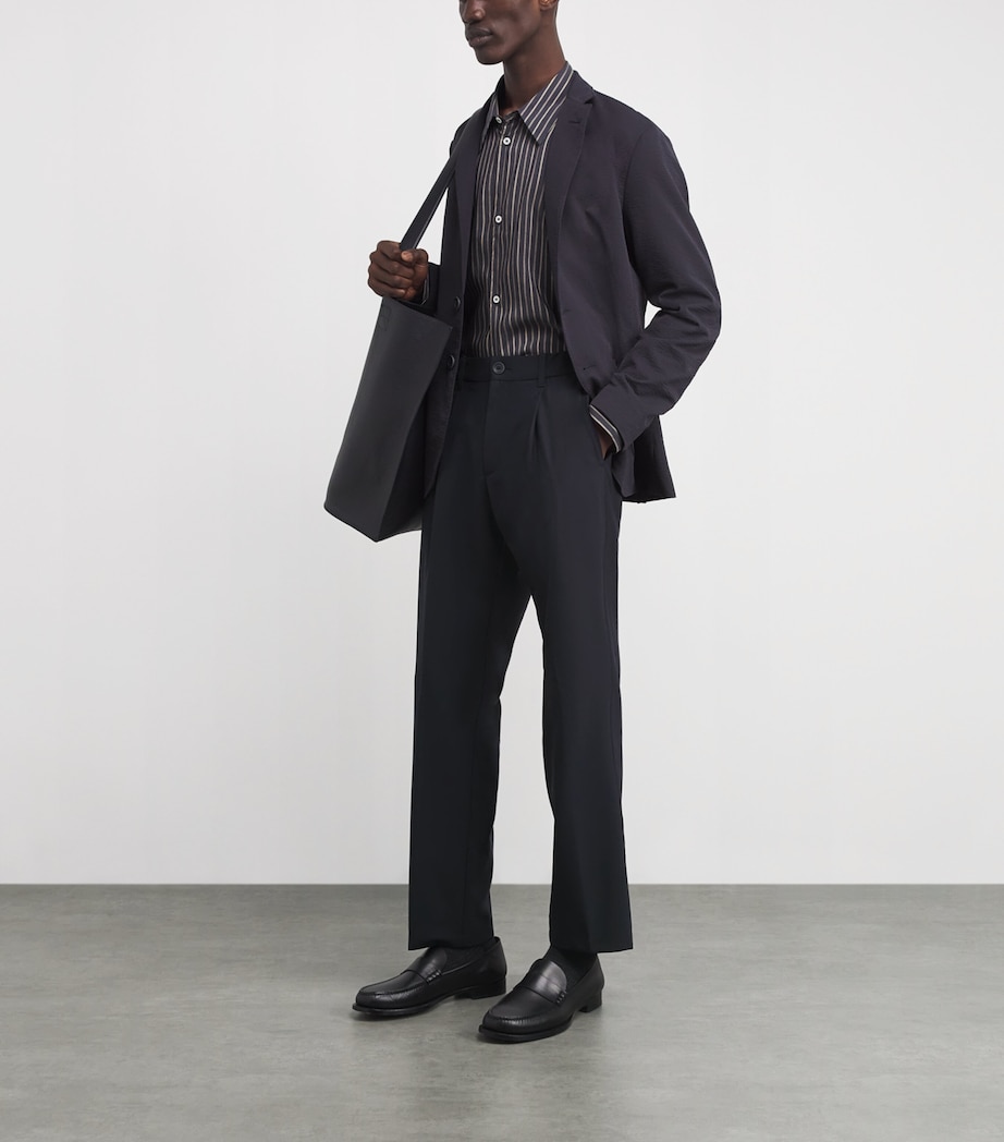 Technical Half-Elasticated Trousers 9200 BLU Image 2