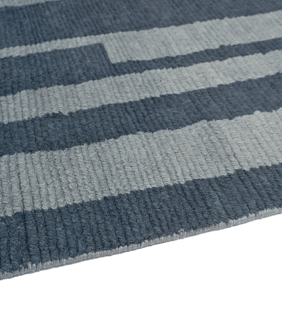 The Rug Company x Paul Smith Raster Rug (3.05m x 0.84m) Blue Image 5