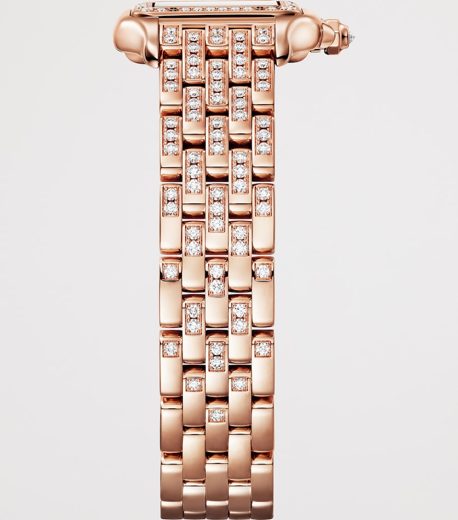 Rose Gold and Diamond Panthère de Cartier Watch 22mm SILVER Image 5