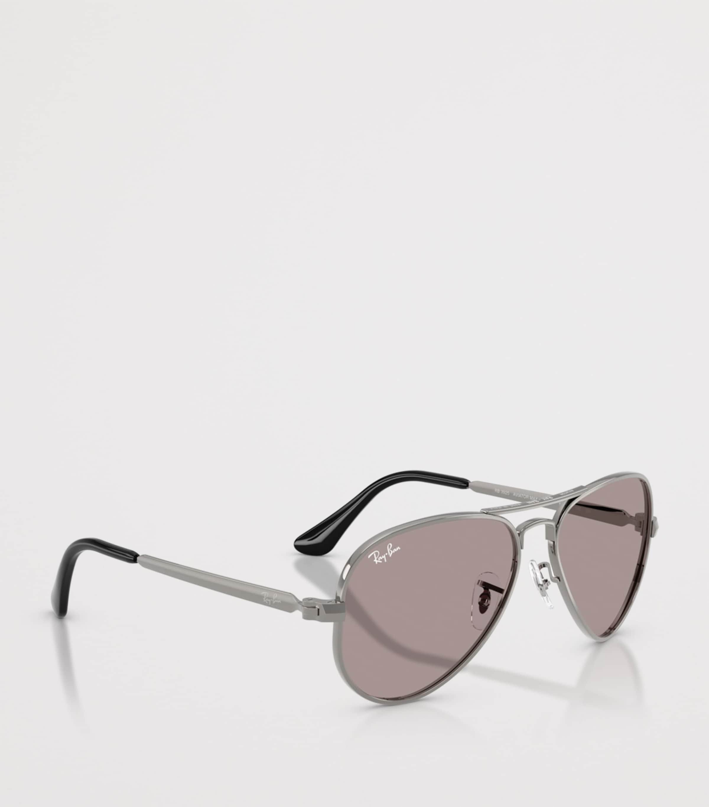 Ray-Ban Aviator Max Summer Capsule Pilot Sunglasses Grey Image 6