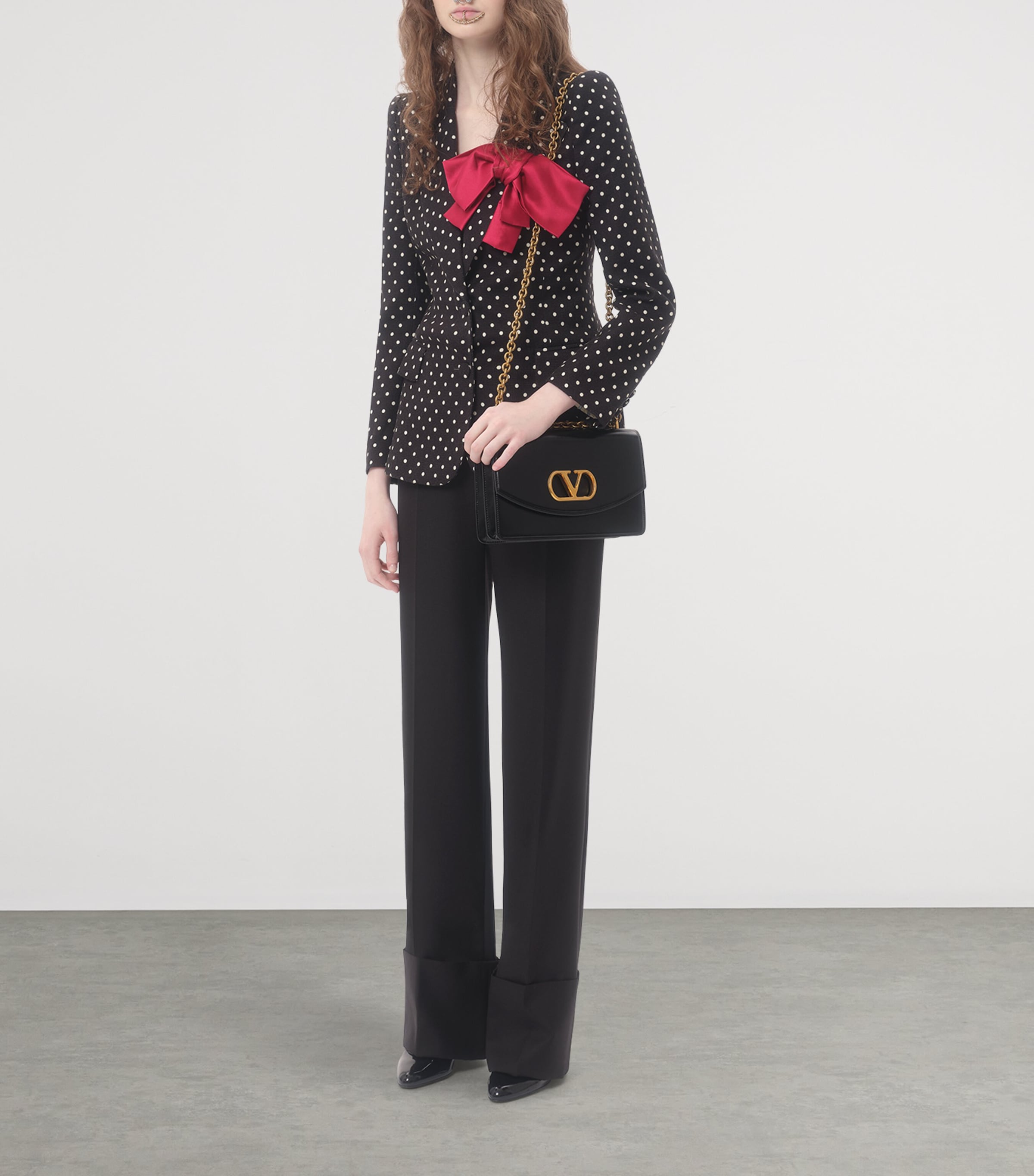 Valentino Womens Wool Tailored Trousers Image 3