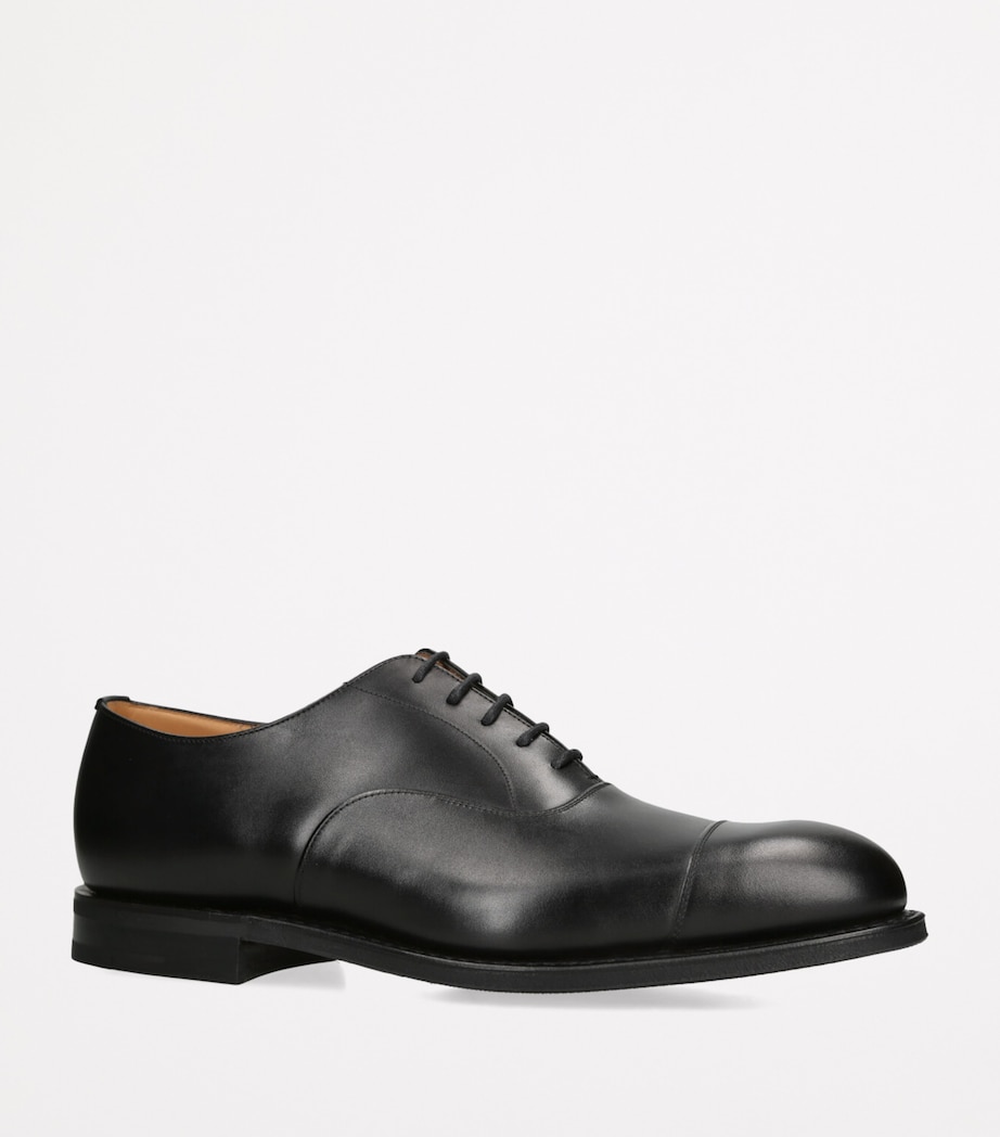 Leather Consul Oxford Shoes BLACK Image 3