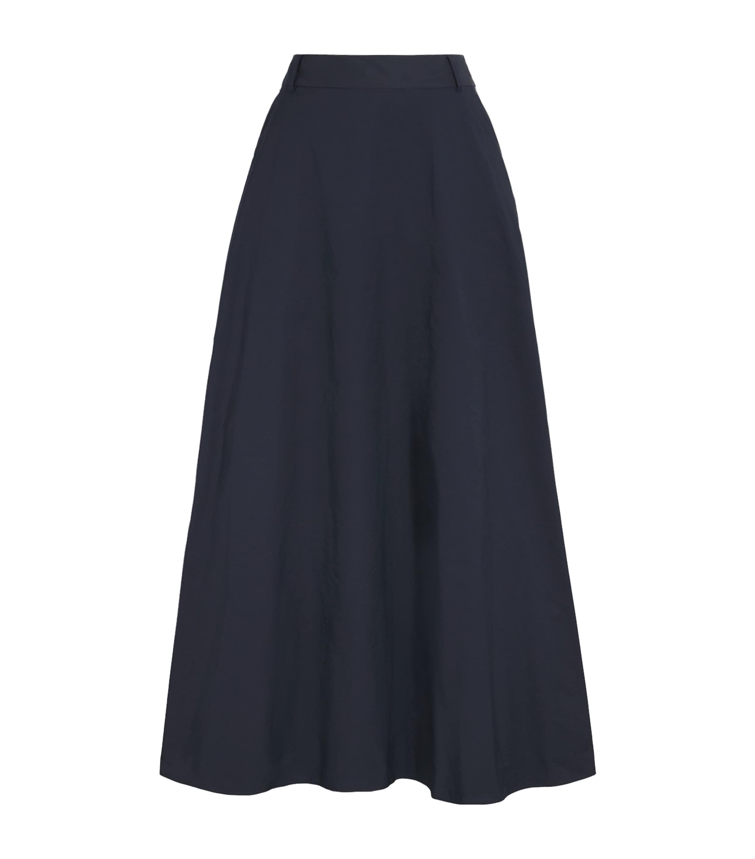 Max Mara Womens A-Line Maxi Skirt Ultramarine Image 1