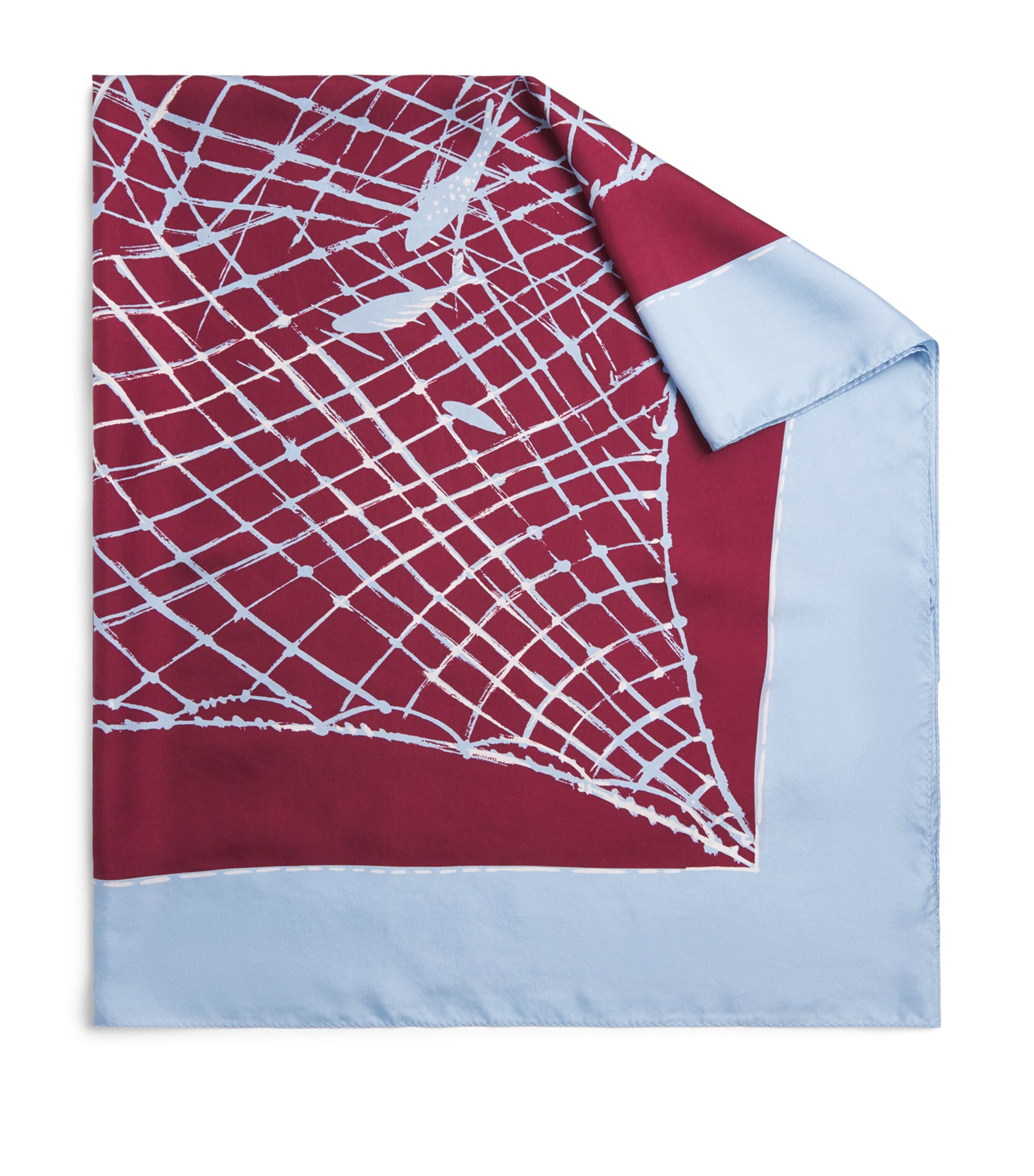 Altuzarra Silk Fishnet Print Scarf Fshnt Image 1