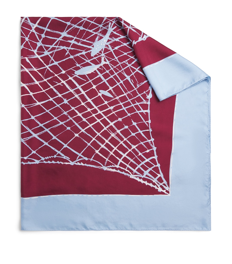 Altuzarra Silk Fishnet Print Scarf Fshnt Image 1