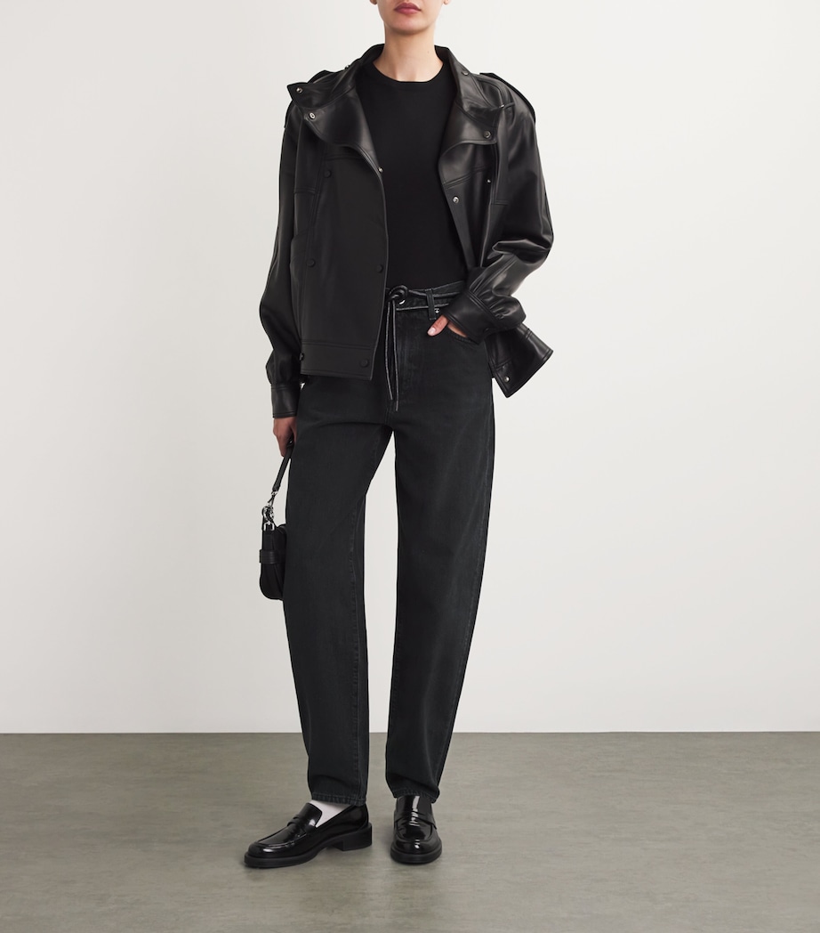 FRAME Womens The Narrow Jeans Death Valley Image 2