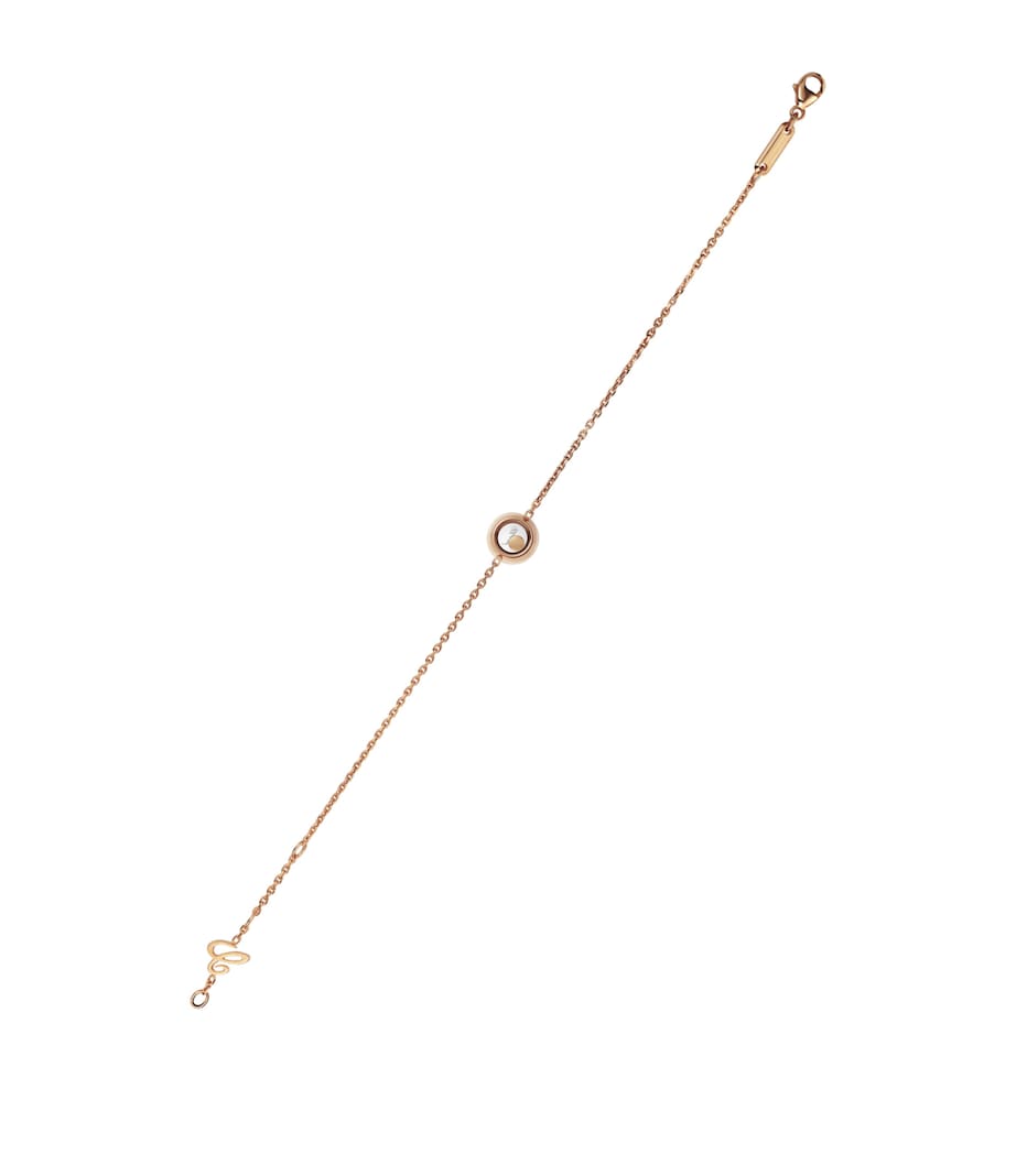 Rose Gold and Diamond Happy Diamonds Icons Bracelet 18K ROSE GOLD Image 2