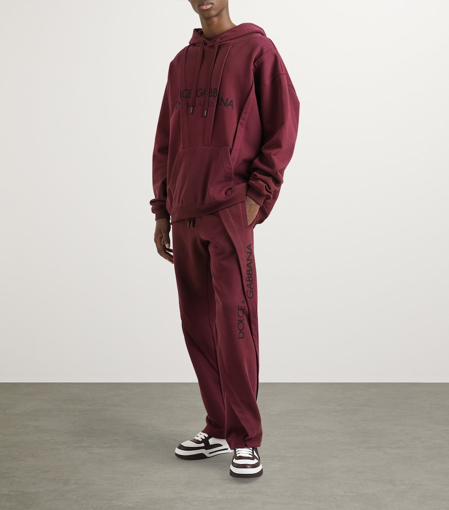 Cotton Pleated Logo T-Shirt F0130-AUBERGINE Image 2