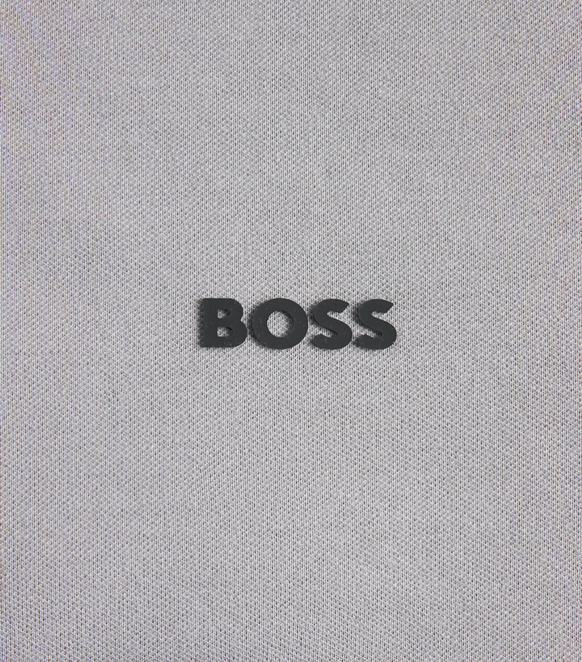BOSS Mens Stretch-Cotton Logo Polo Shirt Open Image 6