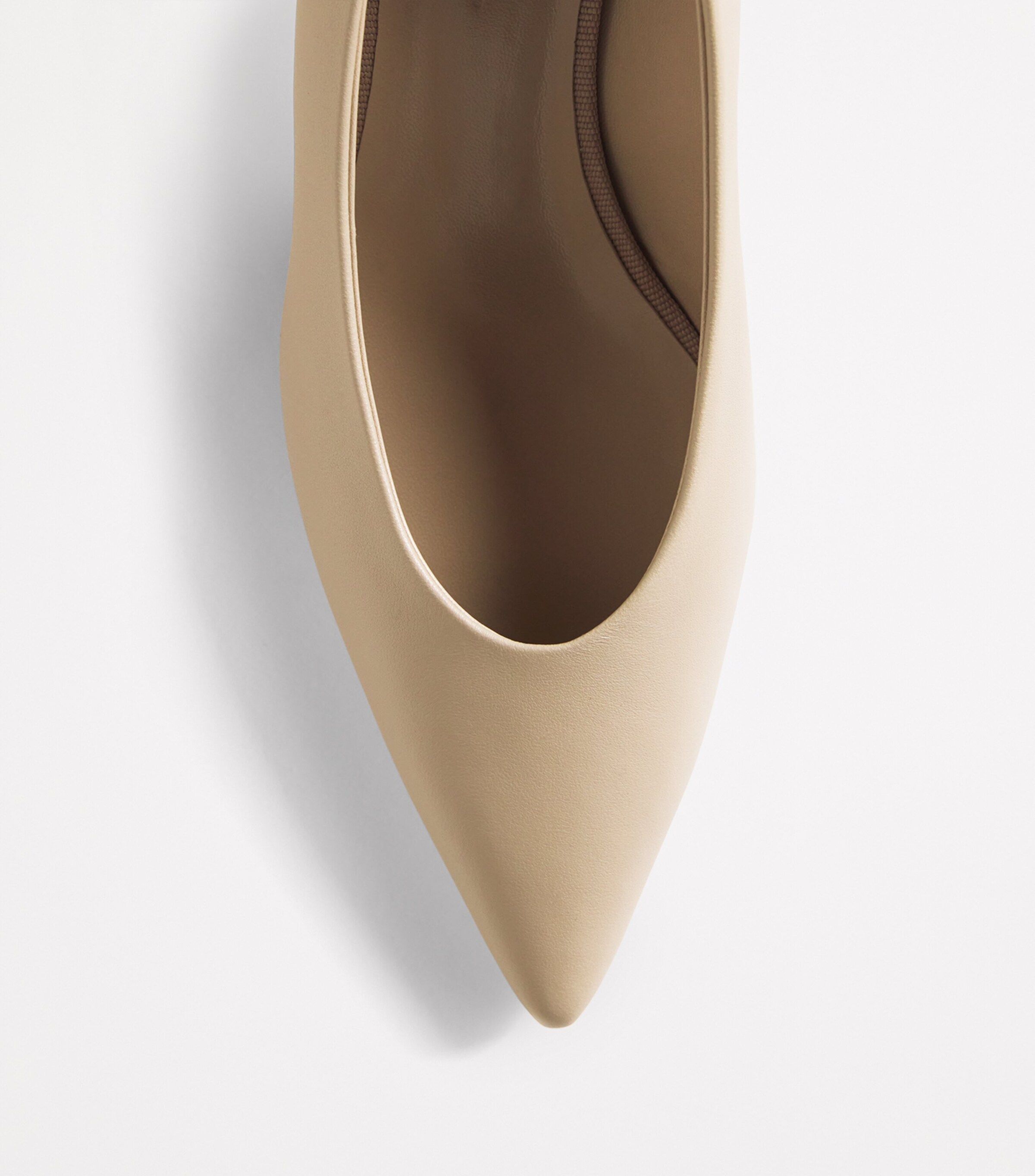 Weekend Max Mara Leather Renza Pumps 55 Sand Image 5
