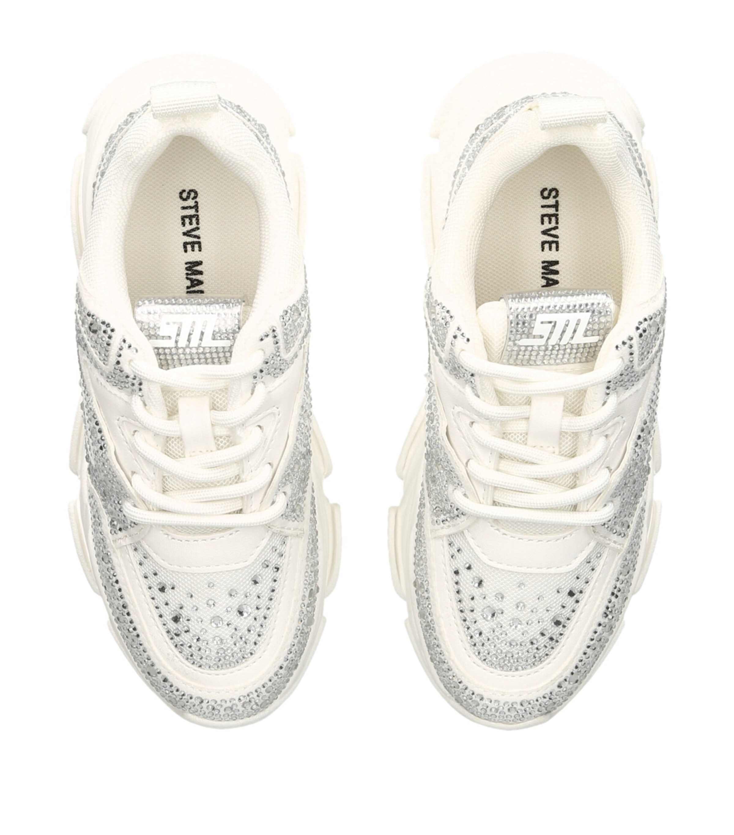 Steve Madden Embellished Jprivy Sneakers White Image 4