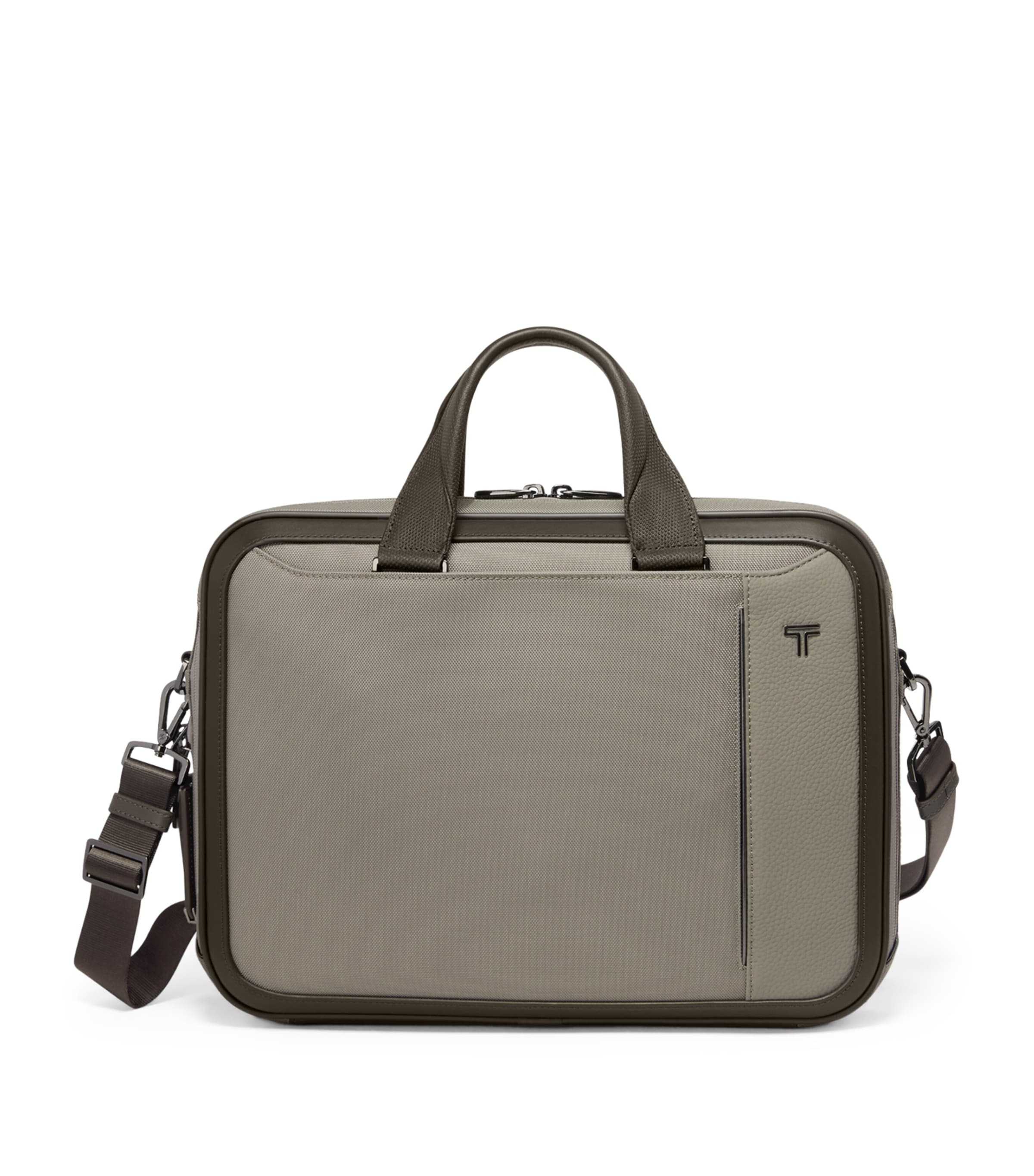 Tumi Arrivé Hannover Slim Briefcase Taupe Image 1