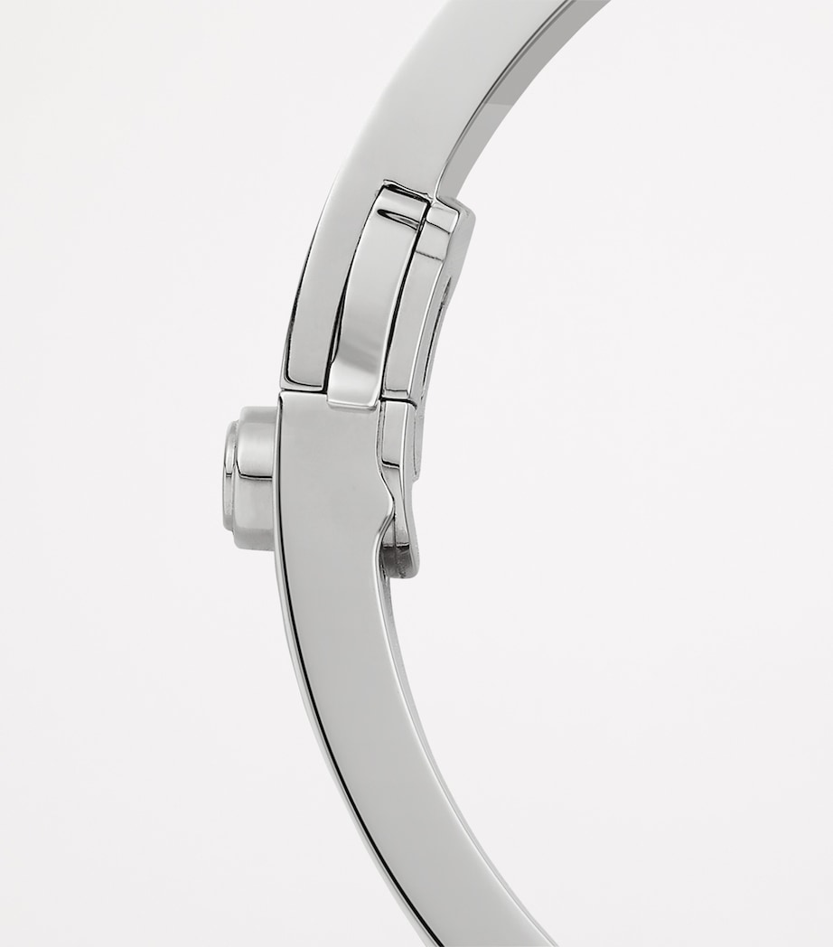 White Gold and Diamond LOVE Bracelet WHITE GOLD Image 7