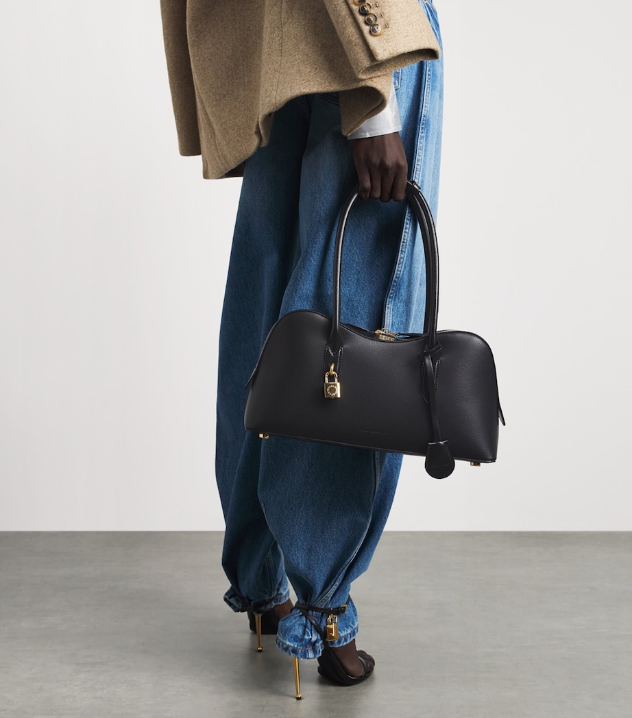 Stella McCartney Medium Ryder Shoulder Bag Black Image 4