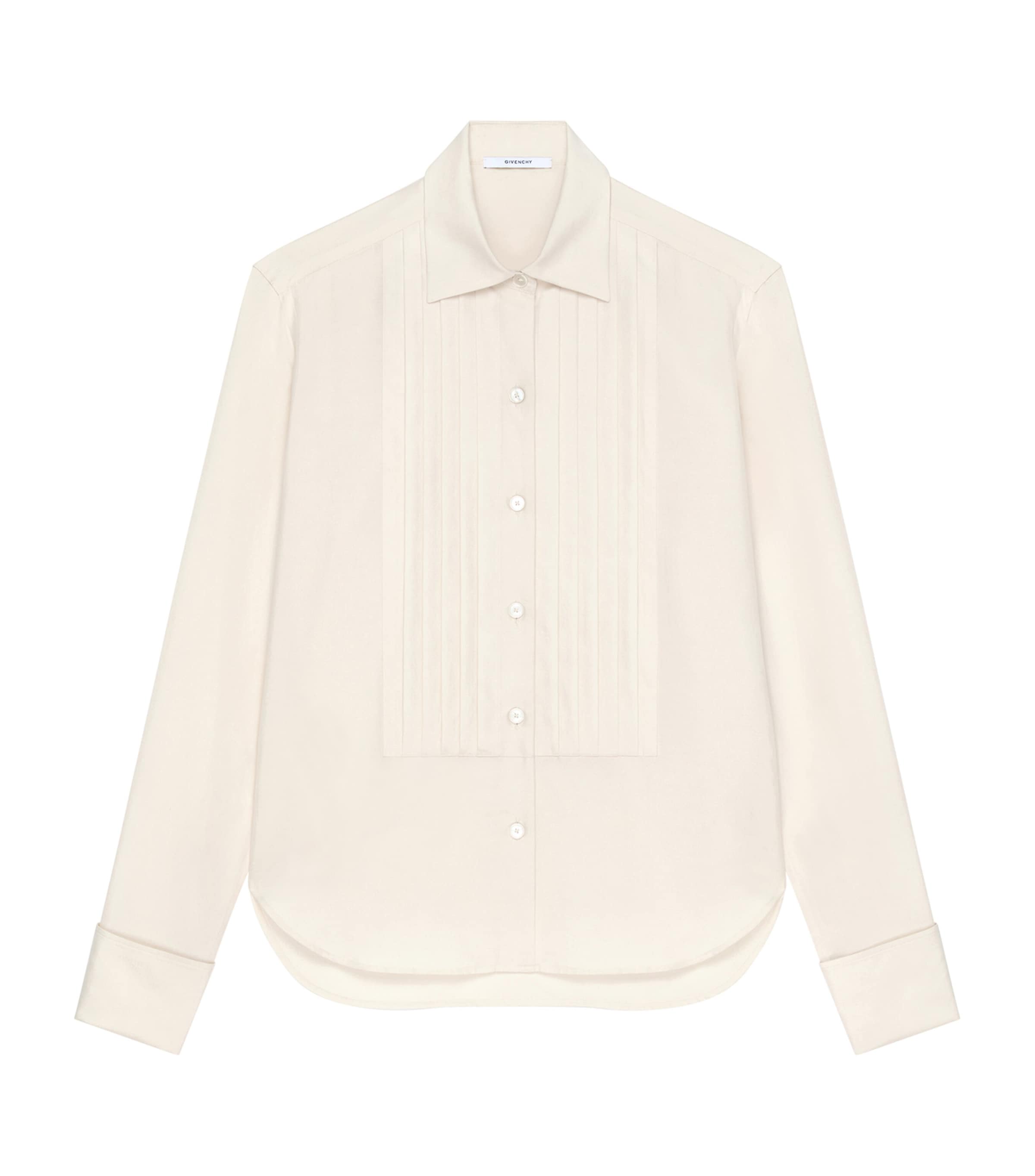 Givenchy Silk Tuxedo Shirt