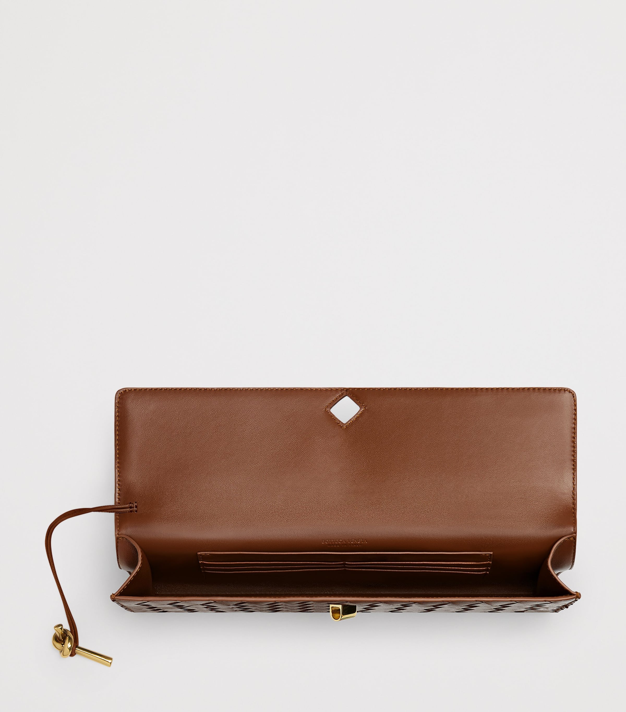 Intrecciato Leather Andiamo Clutch Bag 2599 Image 5