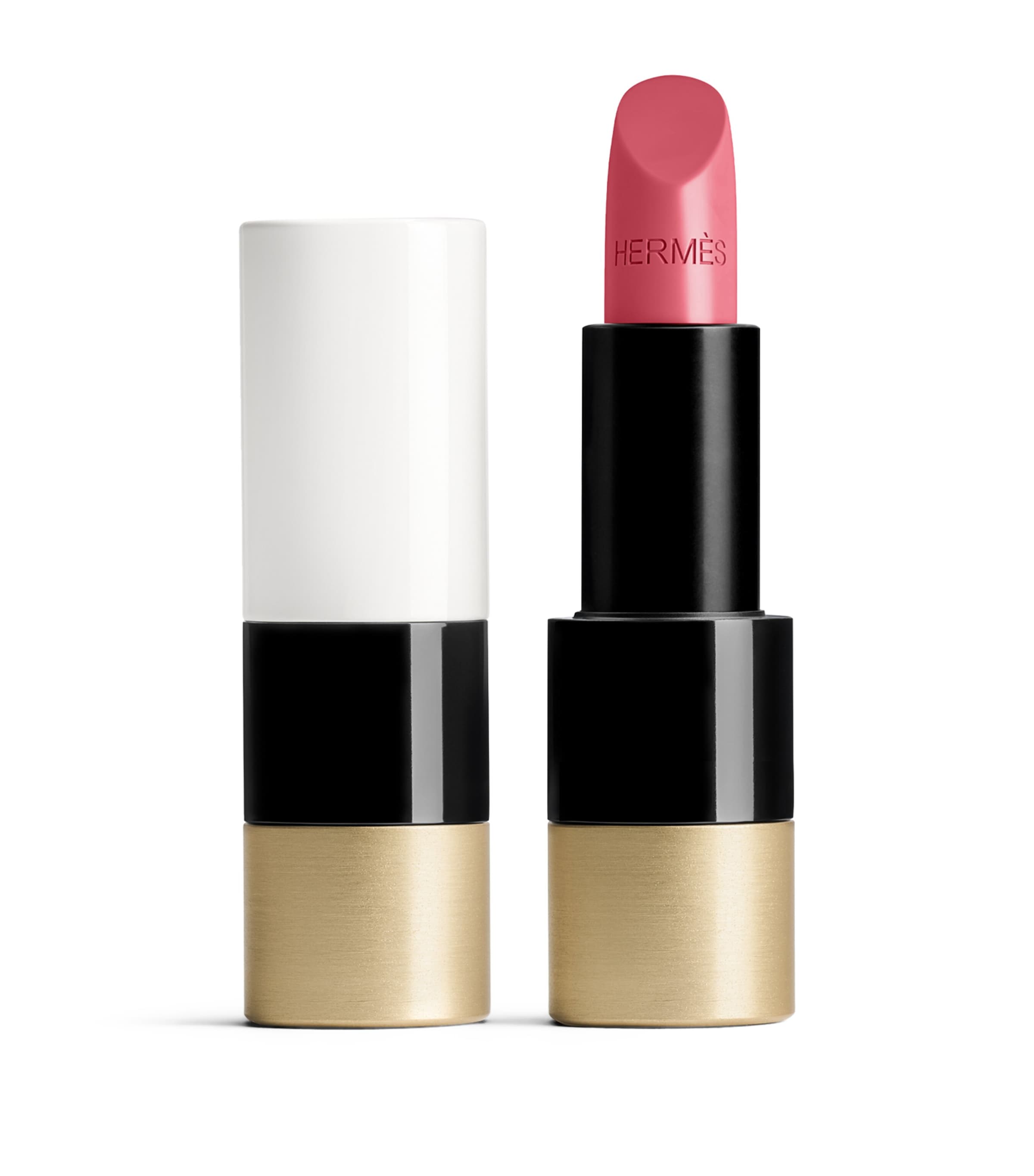 HERMÈS 19 ローズ・ブリュエール HERMÈS Rouge Hermès Satin Lipstick - 19 Rose Bruyere