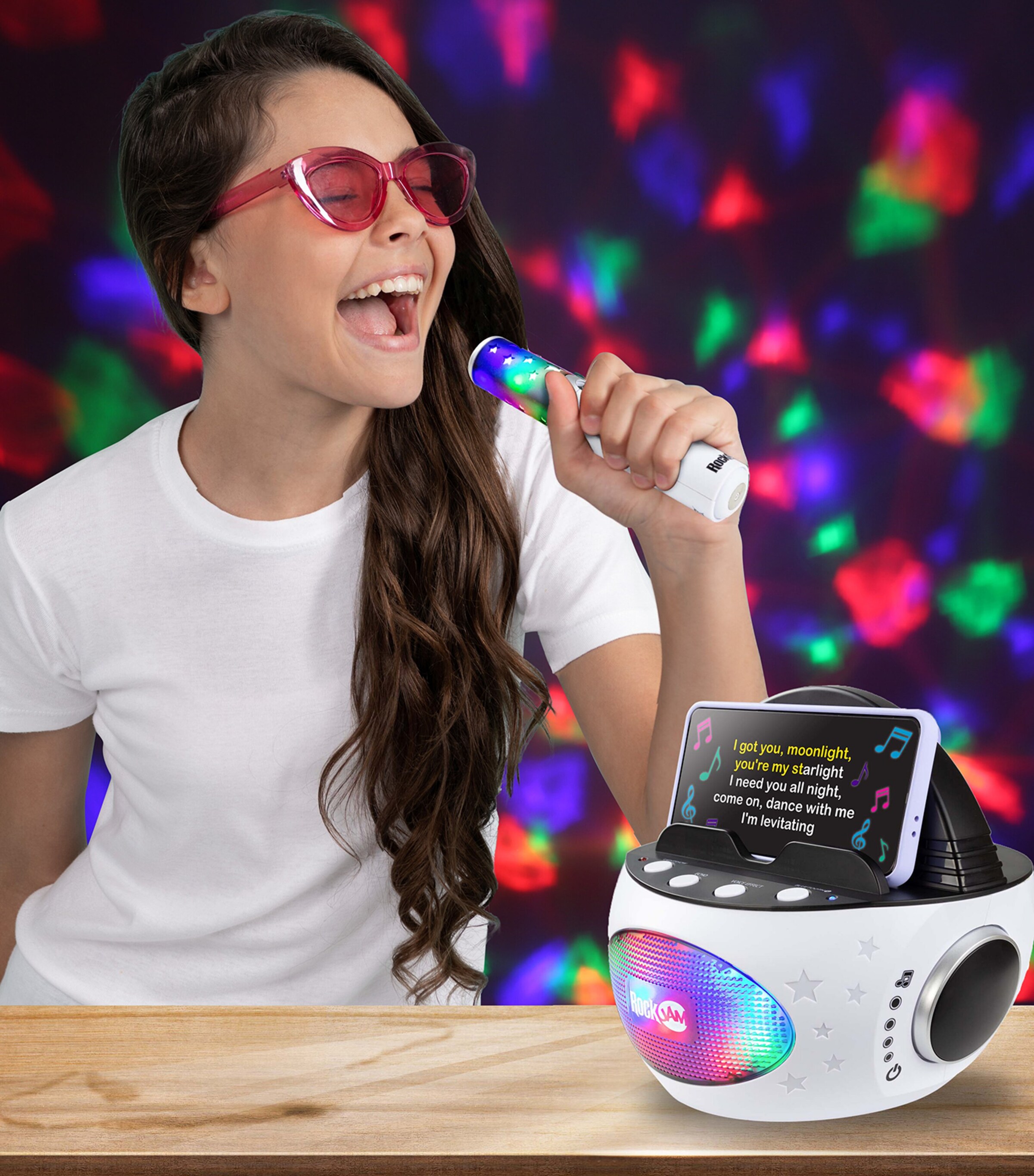 Rock Jam K-Pop Bluetooth Karaoke Machine Image 8