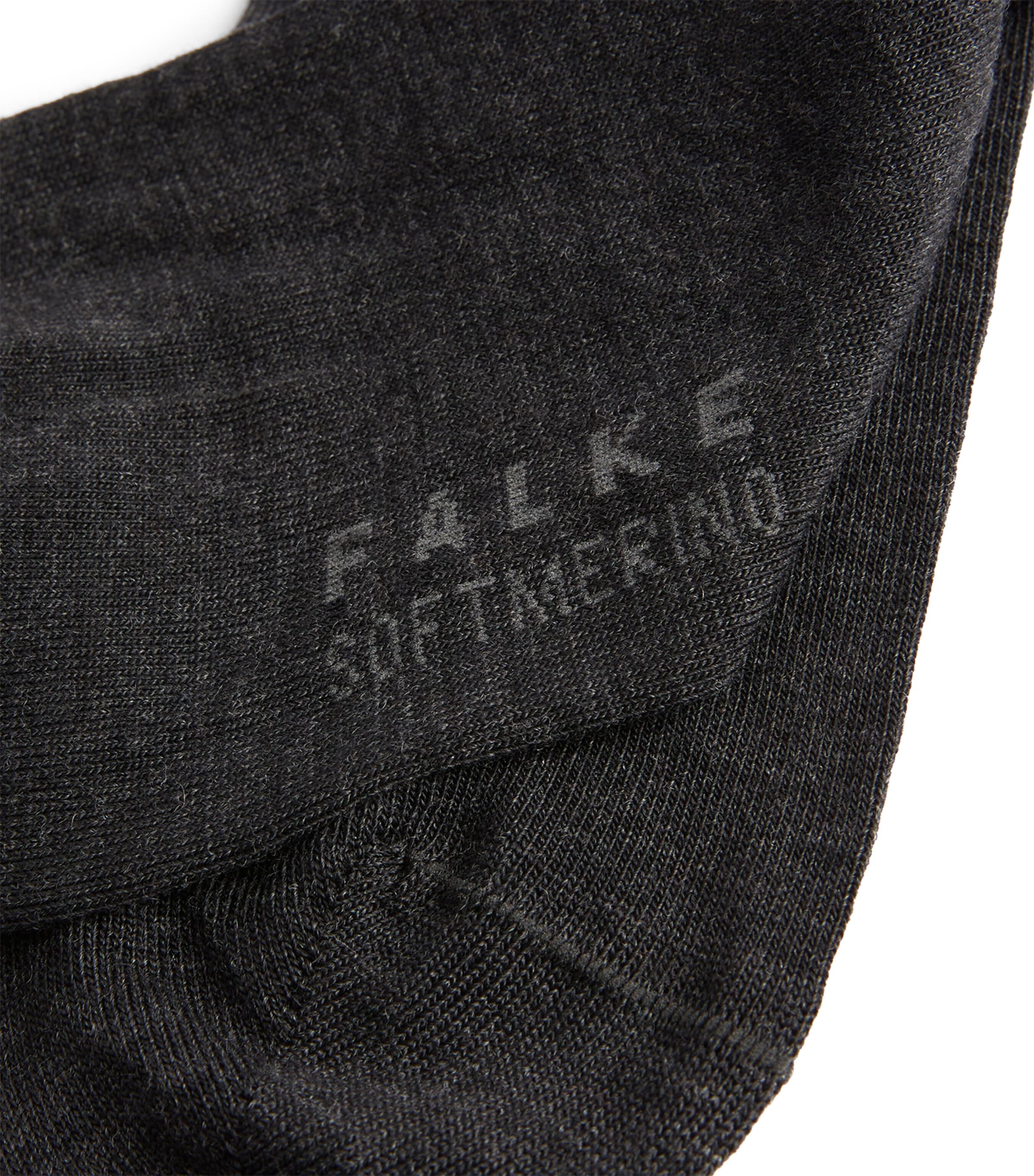 Merino Wool-Blend Supermerino Socks 3080 ANTHRA MEL Image 2
