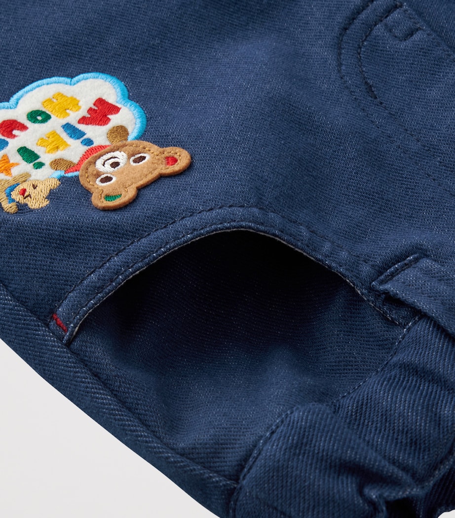 Cotton-Blend Logo Trousers (2-7 Years) 3 Image 4
