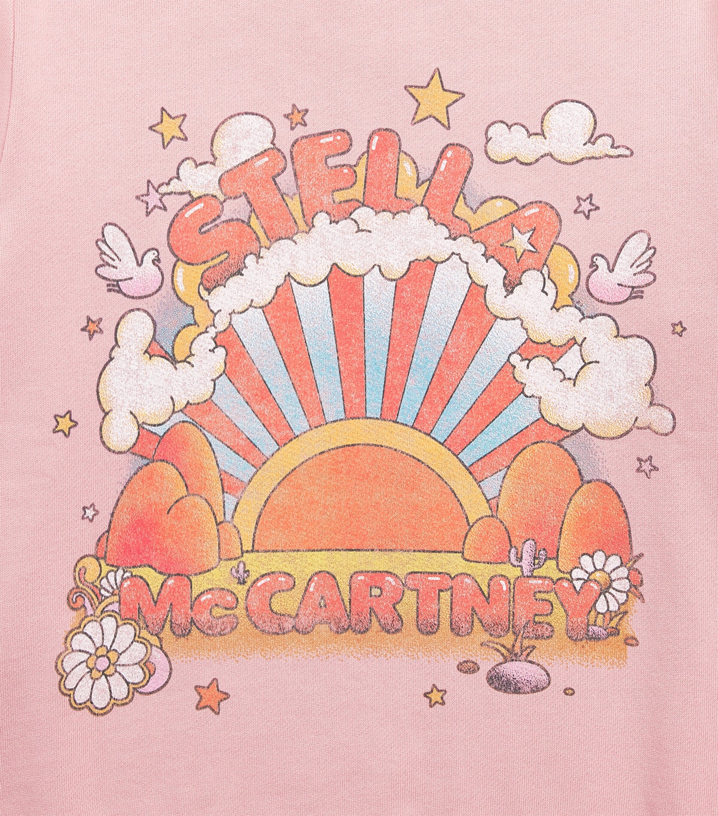 Stella McCartney Kids Cotton Logo Sweatshirt (2-14 Years) — photo 4