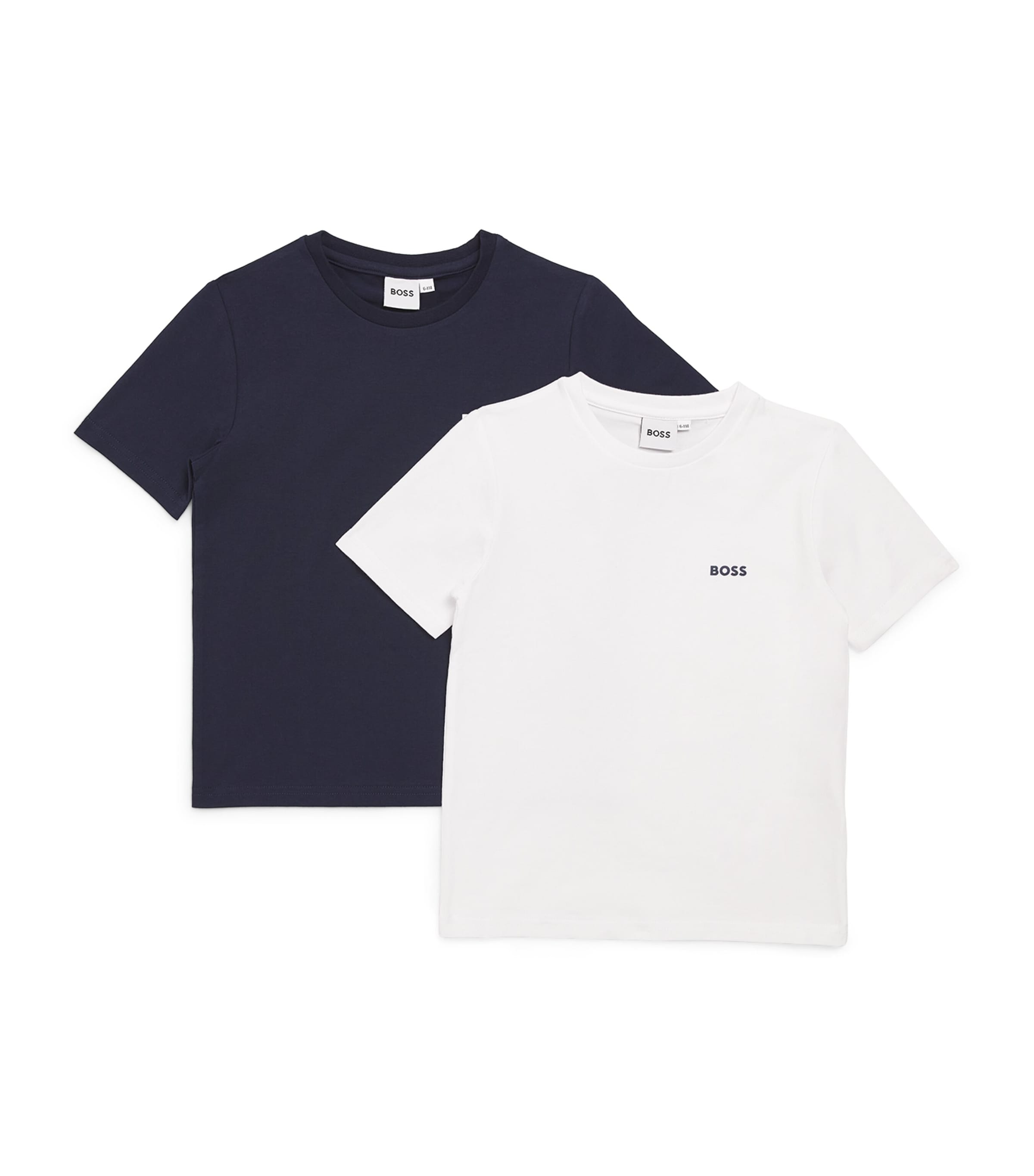 Shop Bosswear Set Of 2 Logo T-shirts In Navy