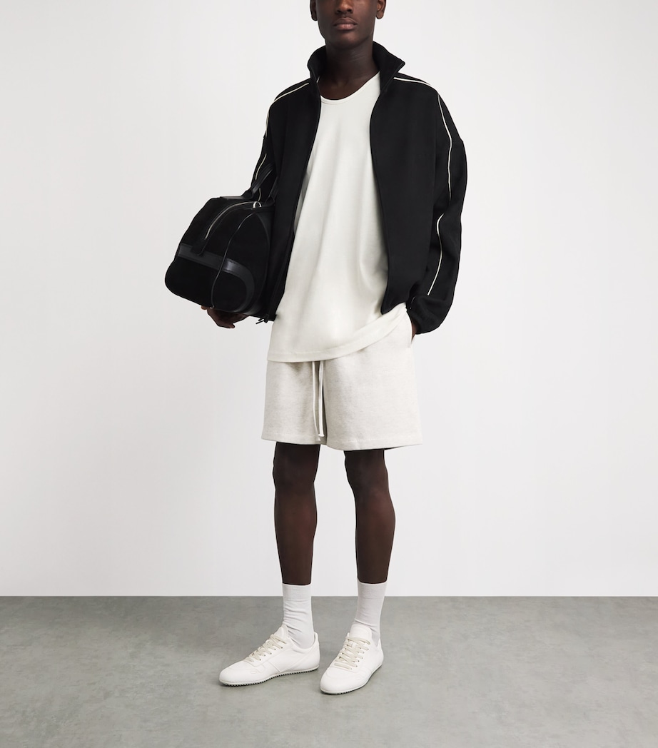 FEAR OF GOD ESSENTIALS Mens Cotton-Blend Oversized Tank Top Ivory Image 2